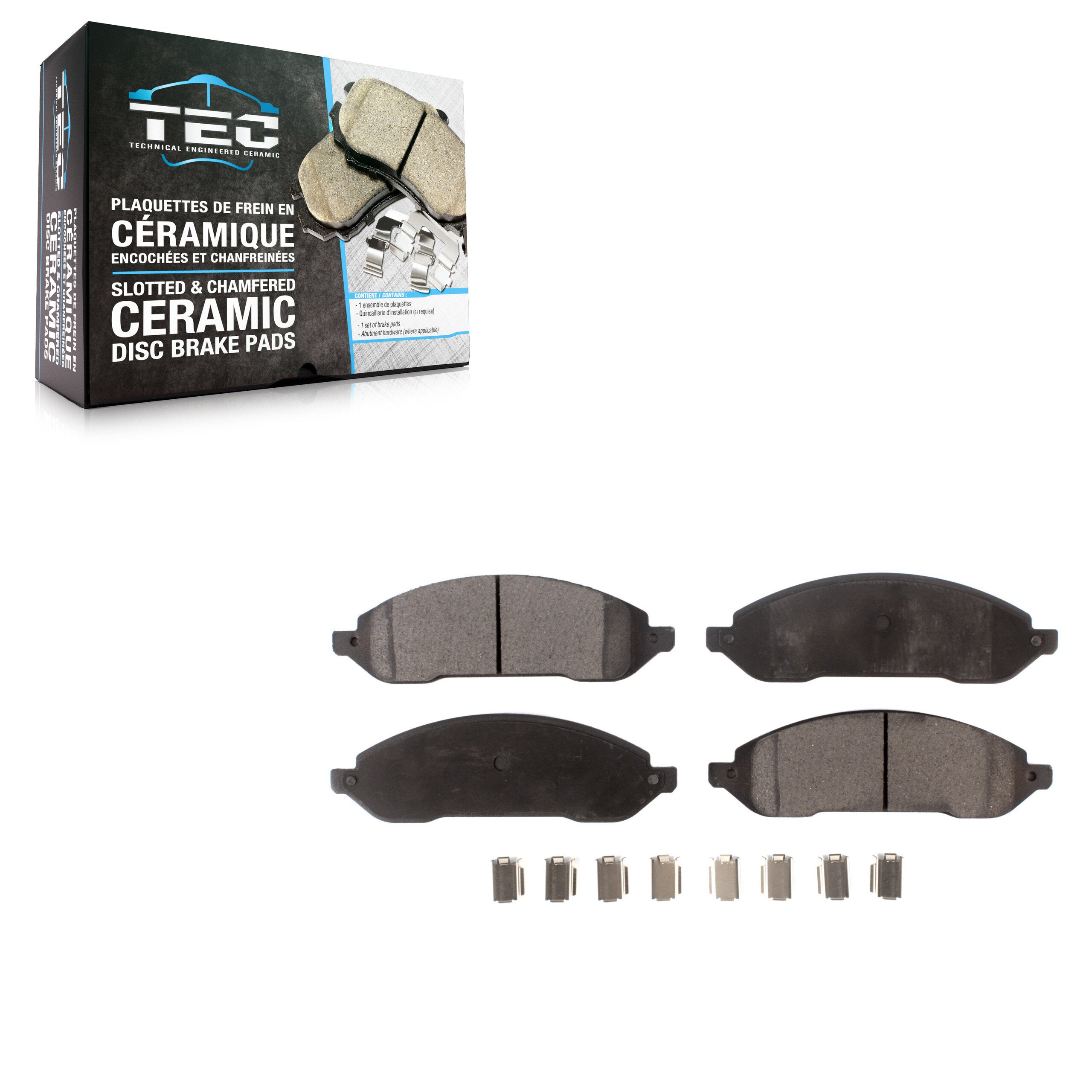 TEC TEC-1022 Disc Brake Pad for 2004-2007 Ford Freestar, Mercury Monterey - Front