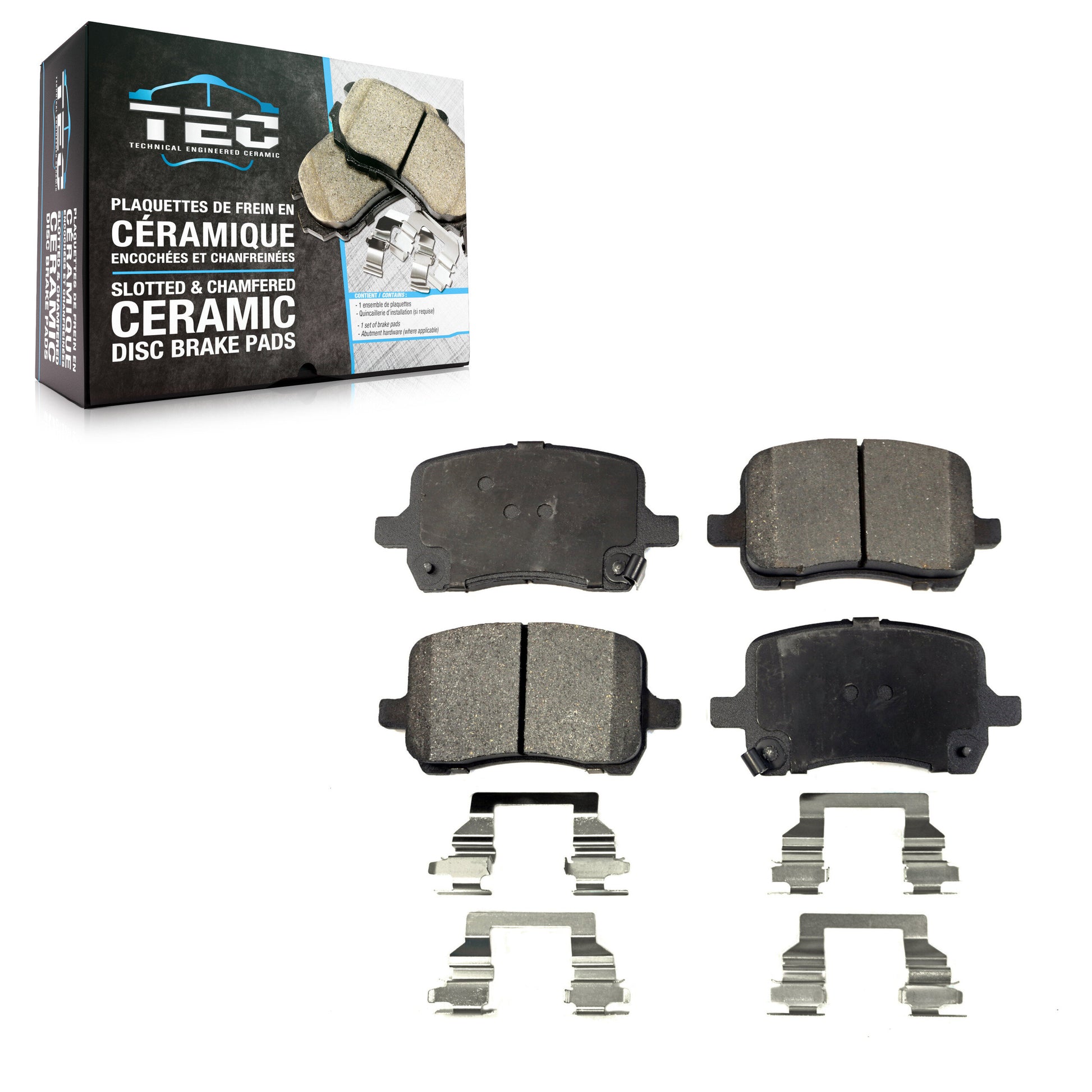 TEC TEC-1028 Disc Brake Pad for 2004-2010 Chevrolet HHR, Pontiac G5, Saturn Sky - Front
