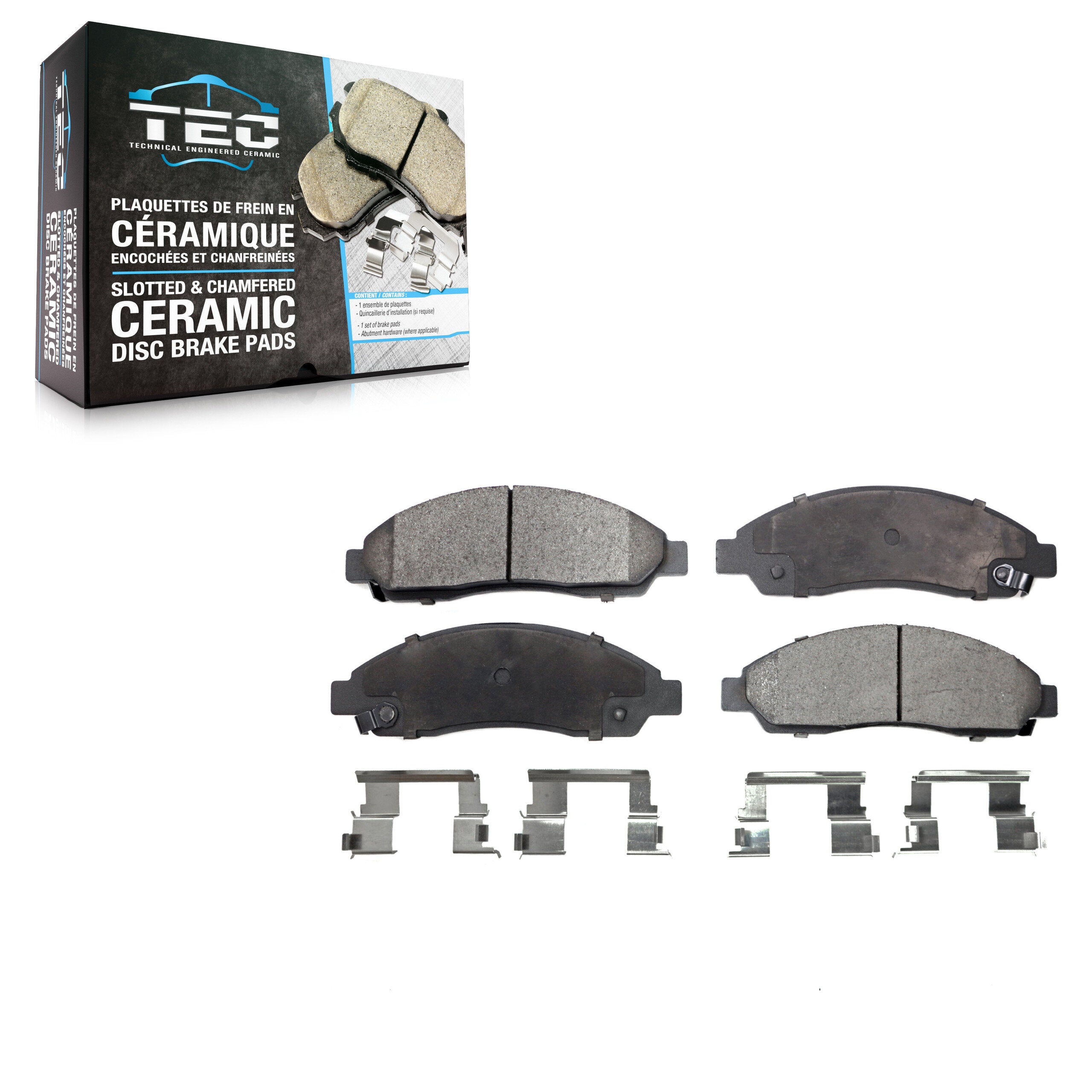 TEC TEC-1039 Disc Brake Pad for 2004-2008 Isuzu i-290, Isuzu i-370, Isuzu i-280 - Front