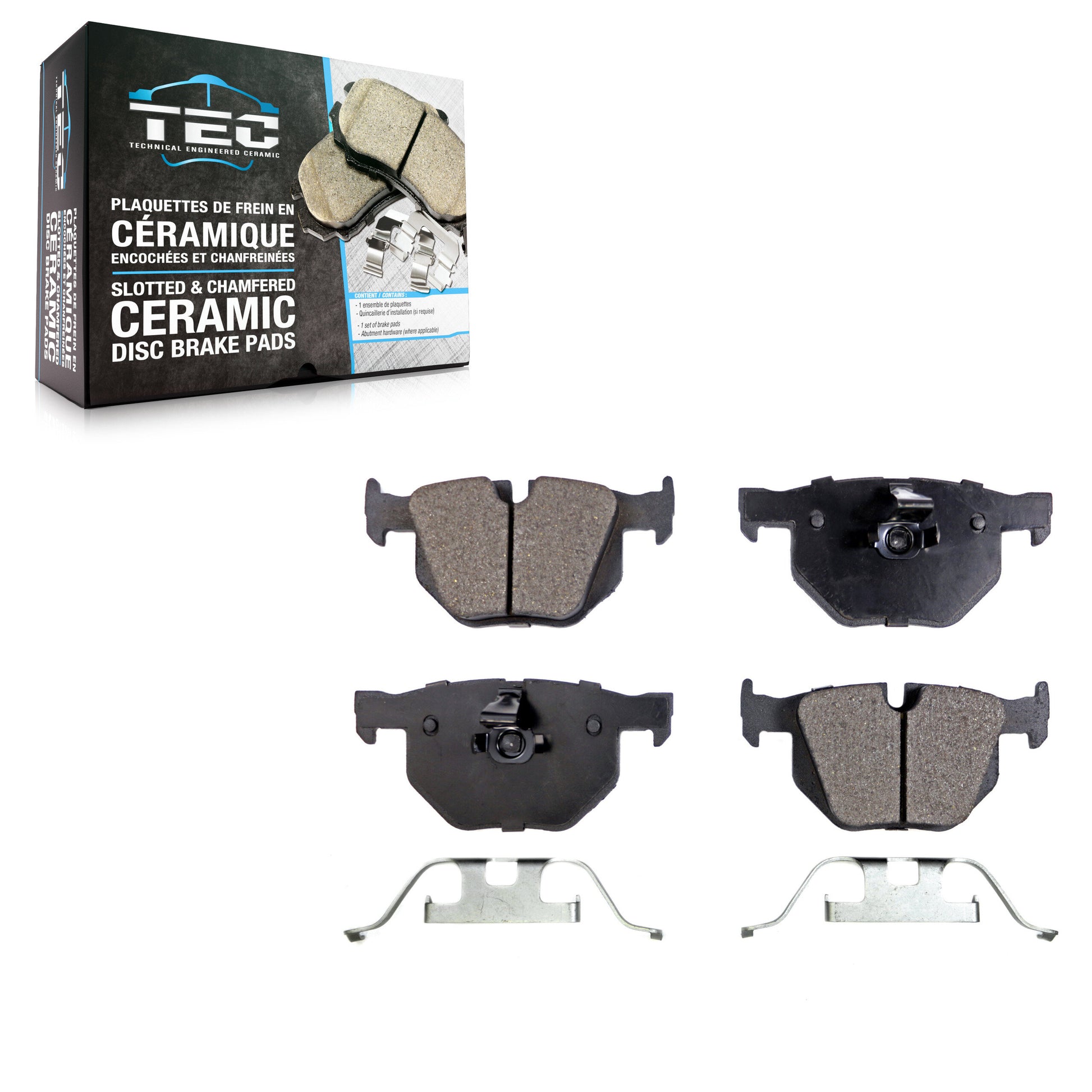 TEC TEC-1042 Disc Brake Pad for 2004-2019 BMW X5, BMW X6, BMW 528i xDrive - Rear
