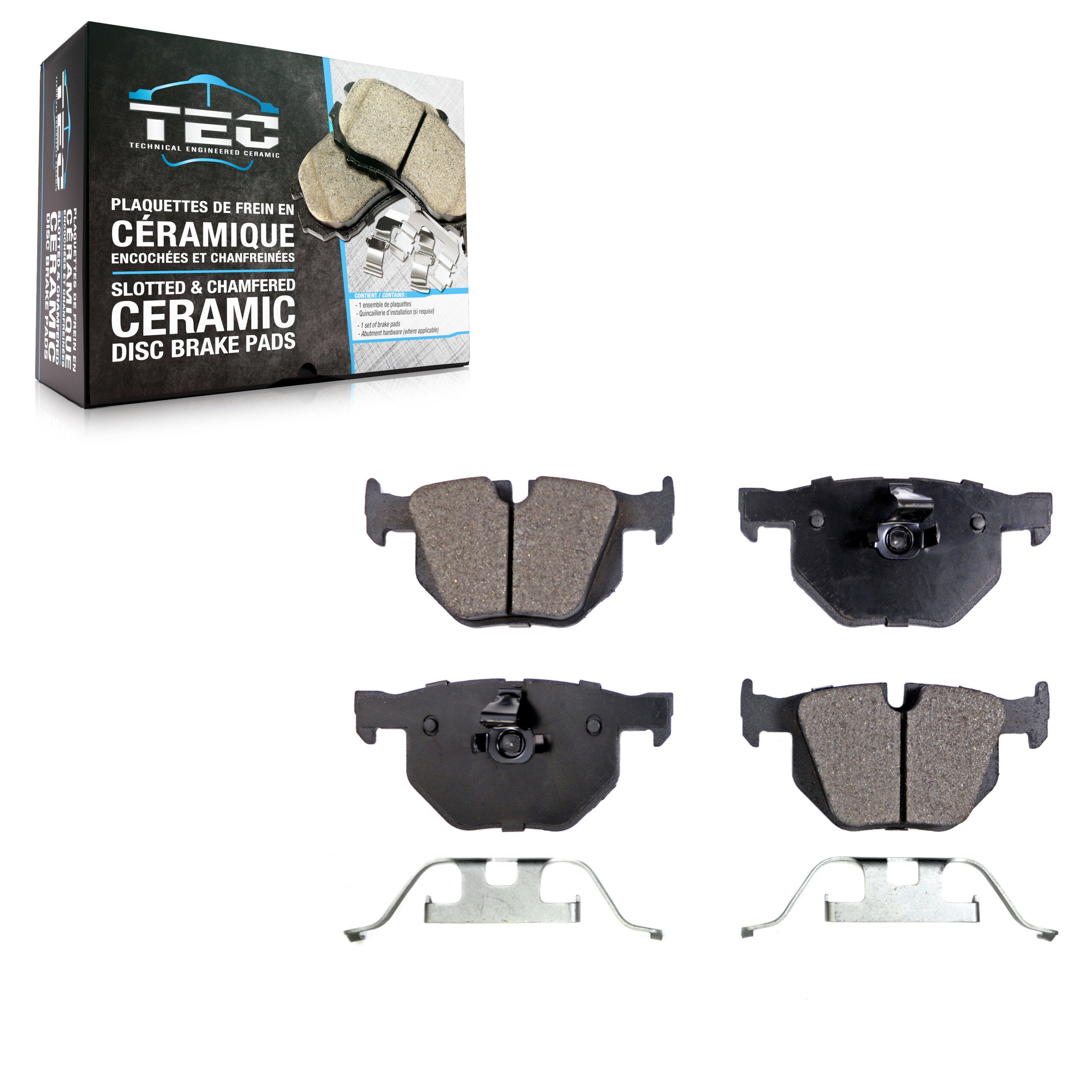 TEC TEC-1042 Disc Brake Pad for 2004-2019 BMW X5, BMW X6, BMW 528i xDrive - Rear