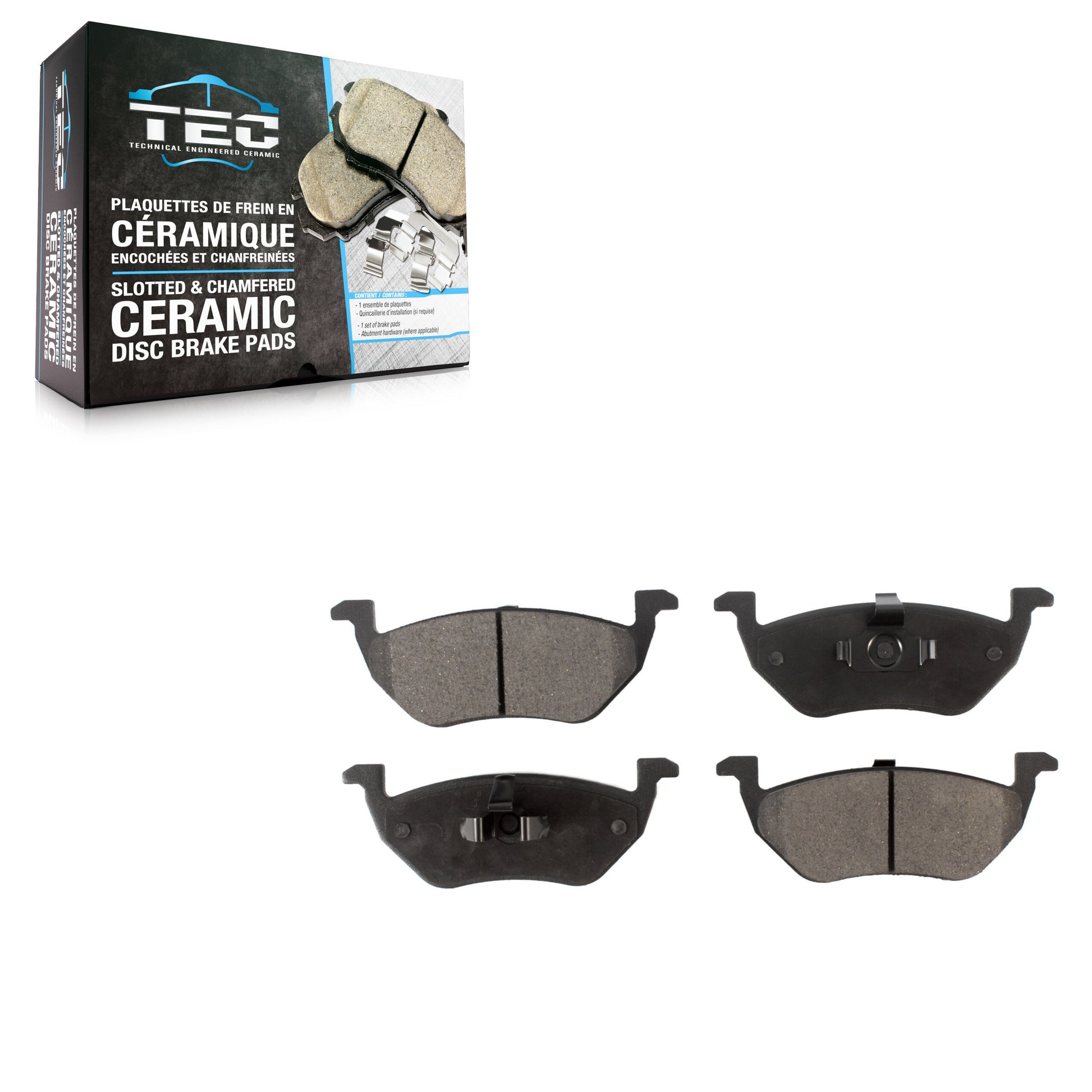 TEC TEC-1055 Disc Brake Pad for 2005-2011 Mazda Tribute, Mercury Mariner, Ford Escape - Rear