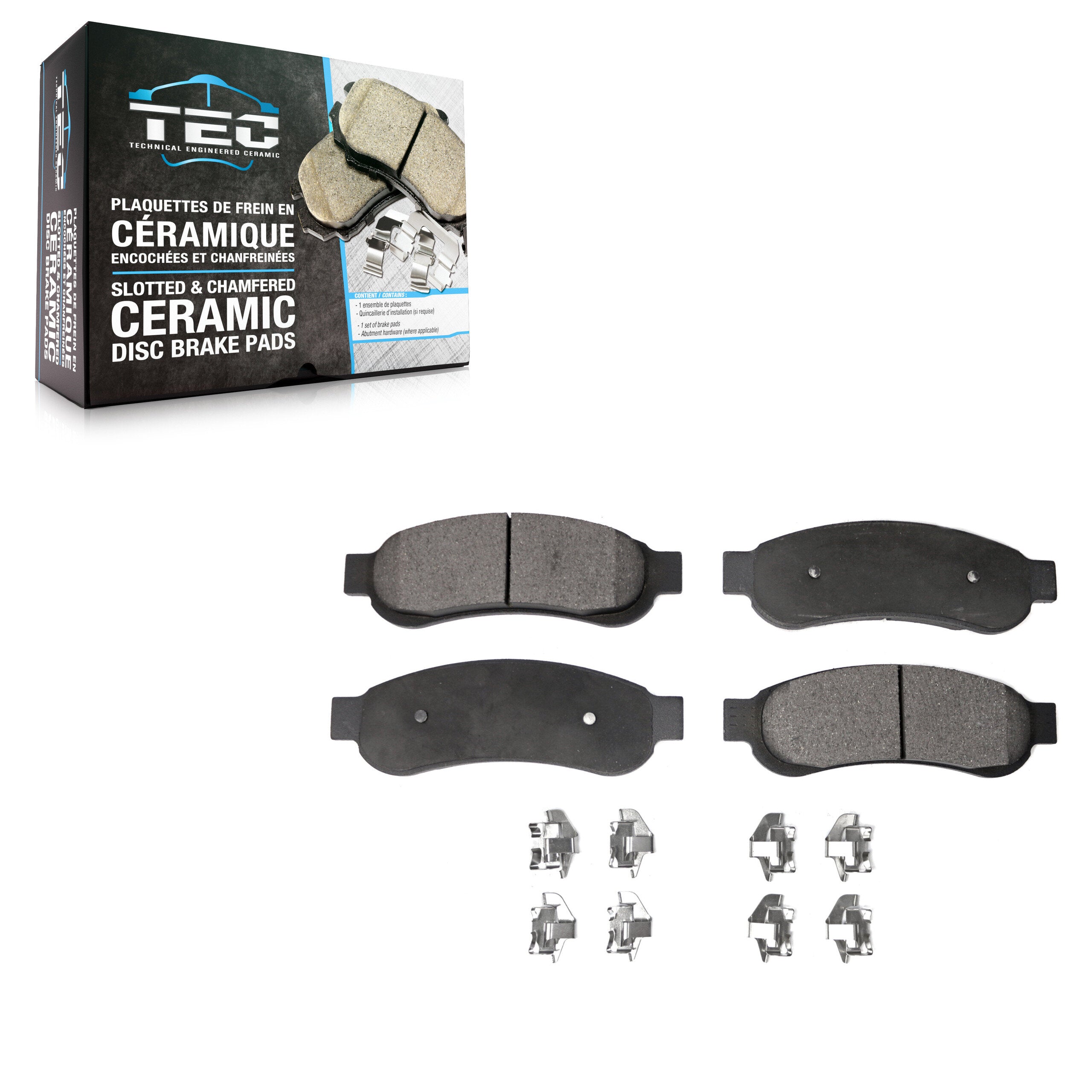 TEC TEC-1067 Disc Brake Pad for 2005-2008 Ford F-350 Super Duty - Rear