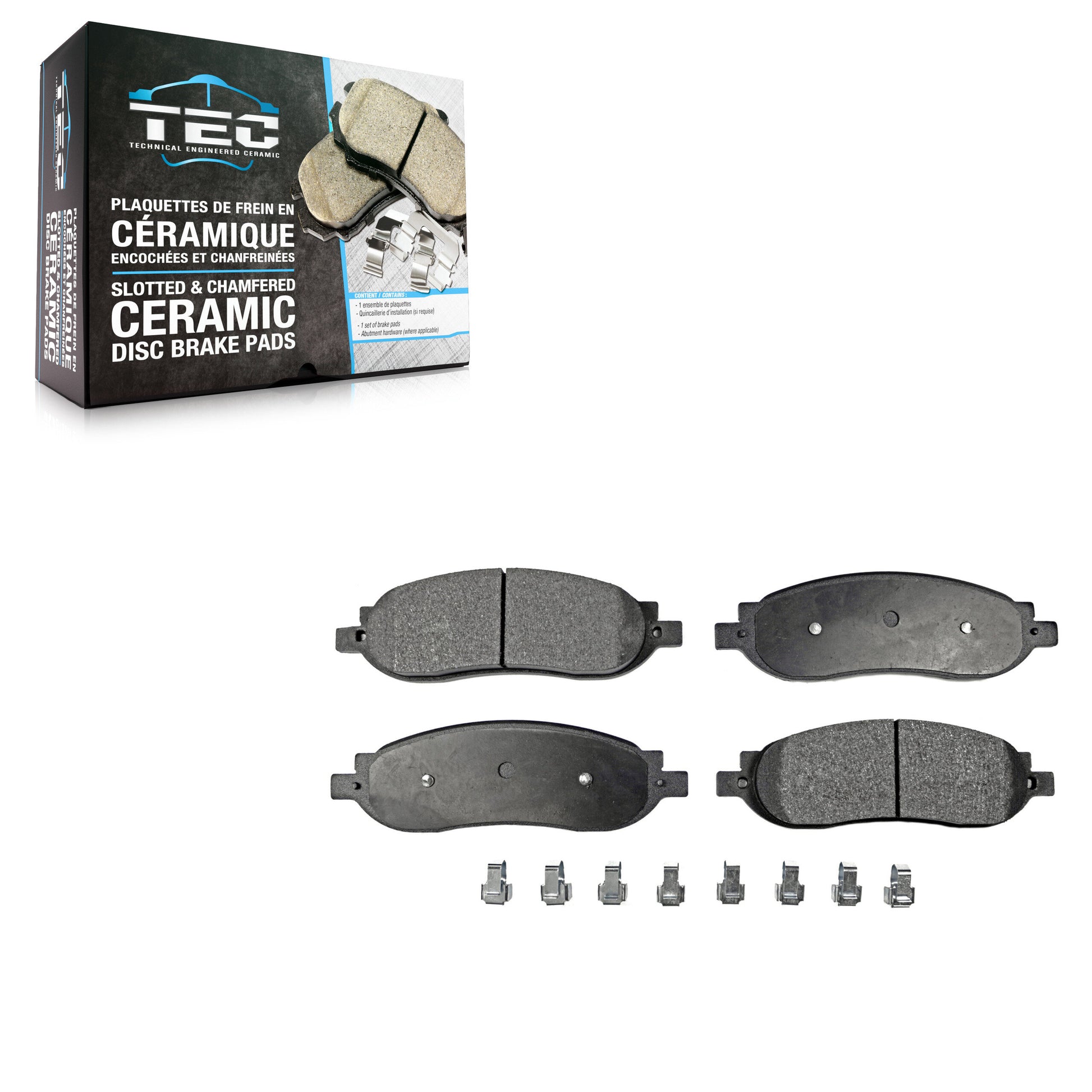 TEC TEC-1068 Disc Brake Pad for 2005-2007 Ford F-250 Super Duty, Ford F-350 Super Duty - Rear