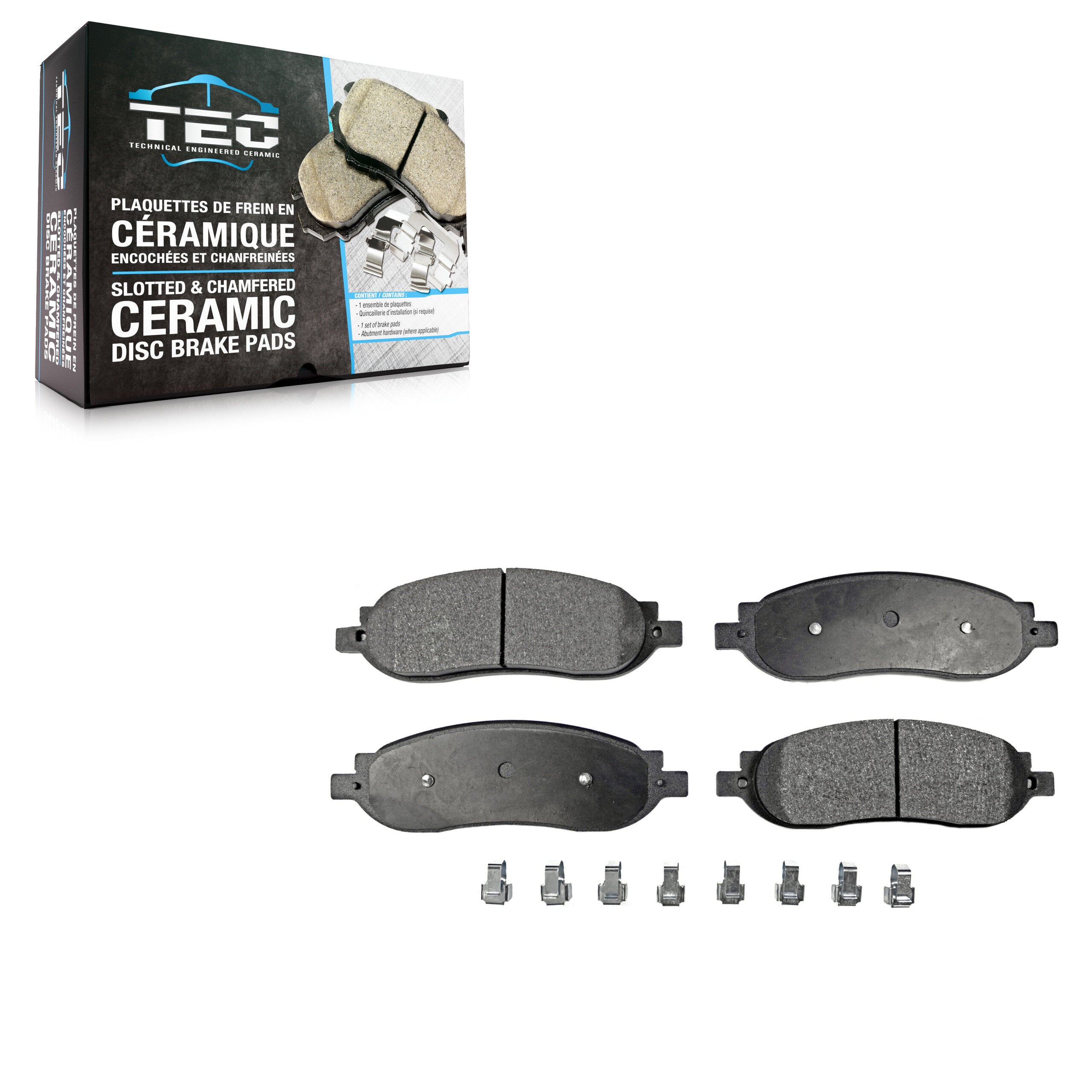 TEC TEC-1068 Disc Brake Pad for 2005-2007 Ford F-250 Super Duty, Ford F-350 Super Duty - Rear