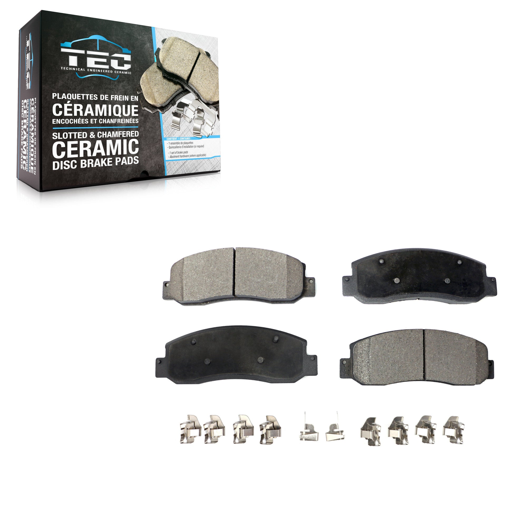 TEC TEC-1069 Disc Brake Pad for 2005-2012 Ford F-450 Super Duty, Ford F-250 Super Duty, Ford F-350 Super Duty - Front