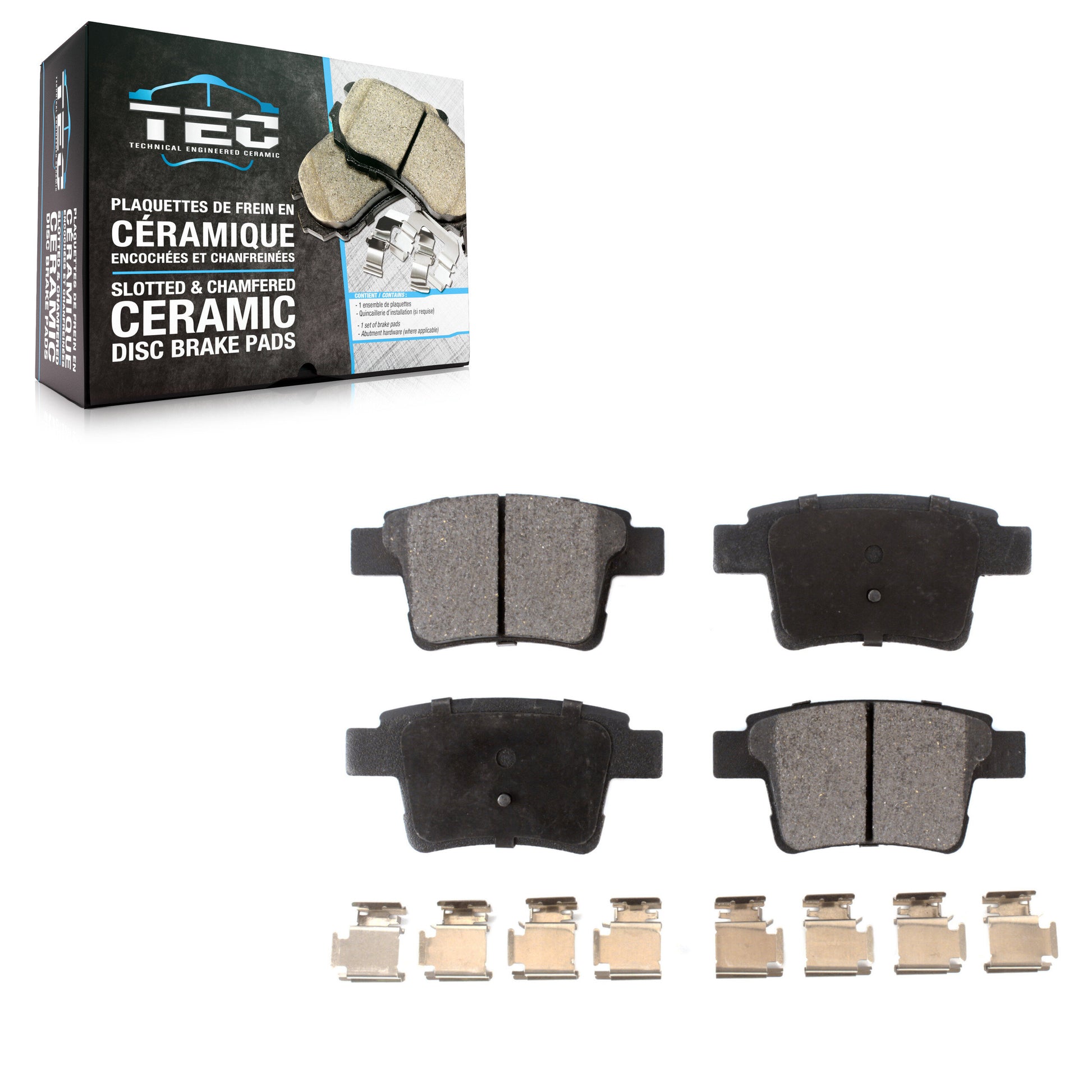 TEC TEC-1071 Disc Brake Pad for 2005-2009 Ford Taurus, Ford Taurus X, Mercury Sable - Rear