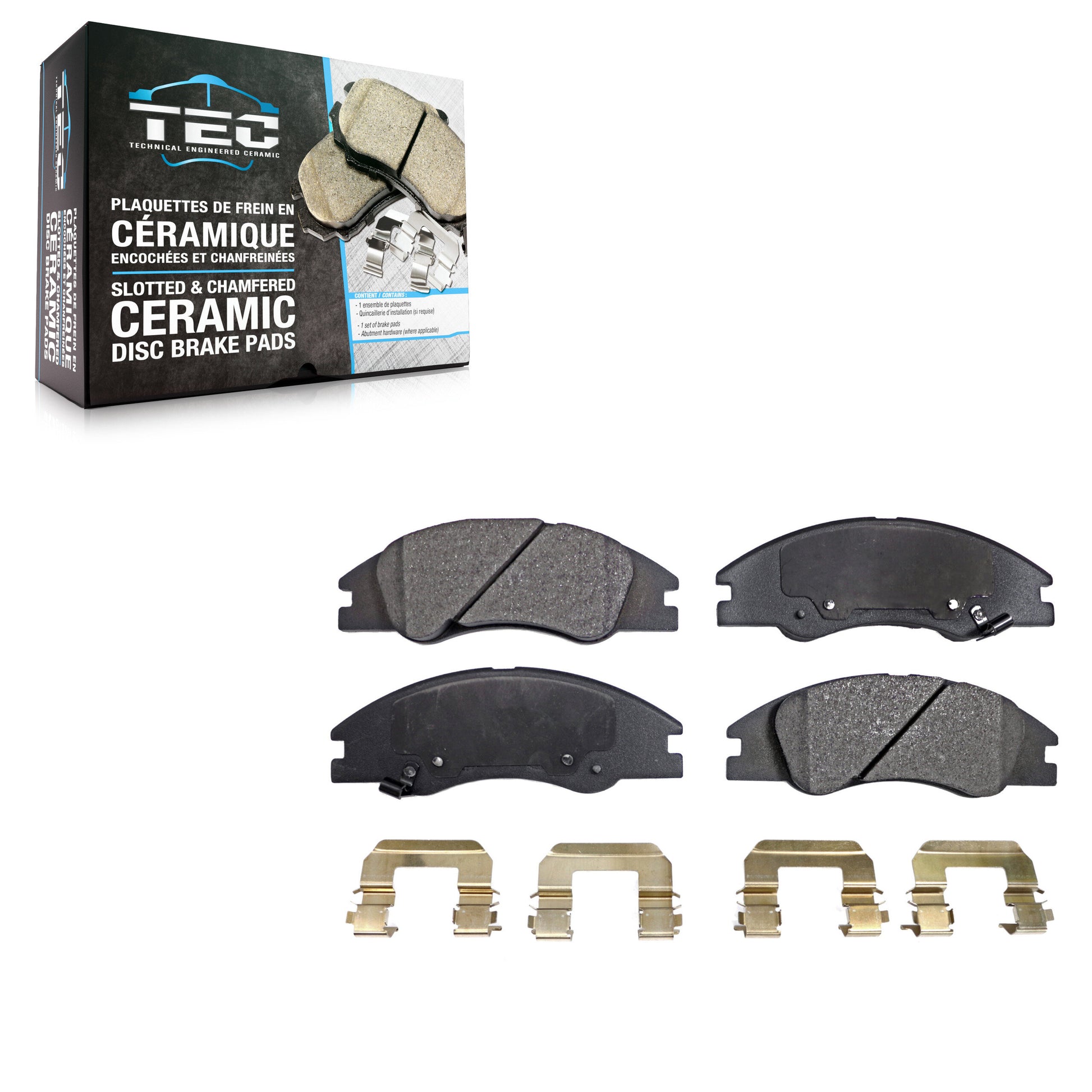 TEC TEC-1074 Disc Brake Pad for 2004-2009 Kia Spectra, Kia Spectra5 - Front