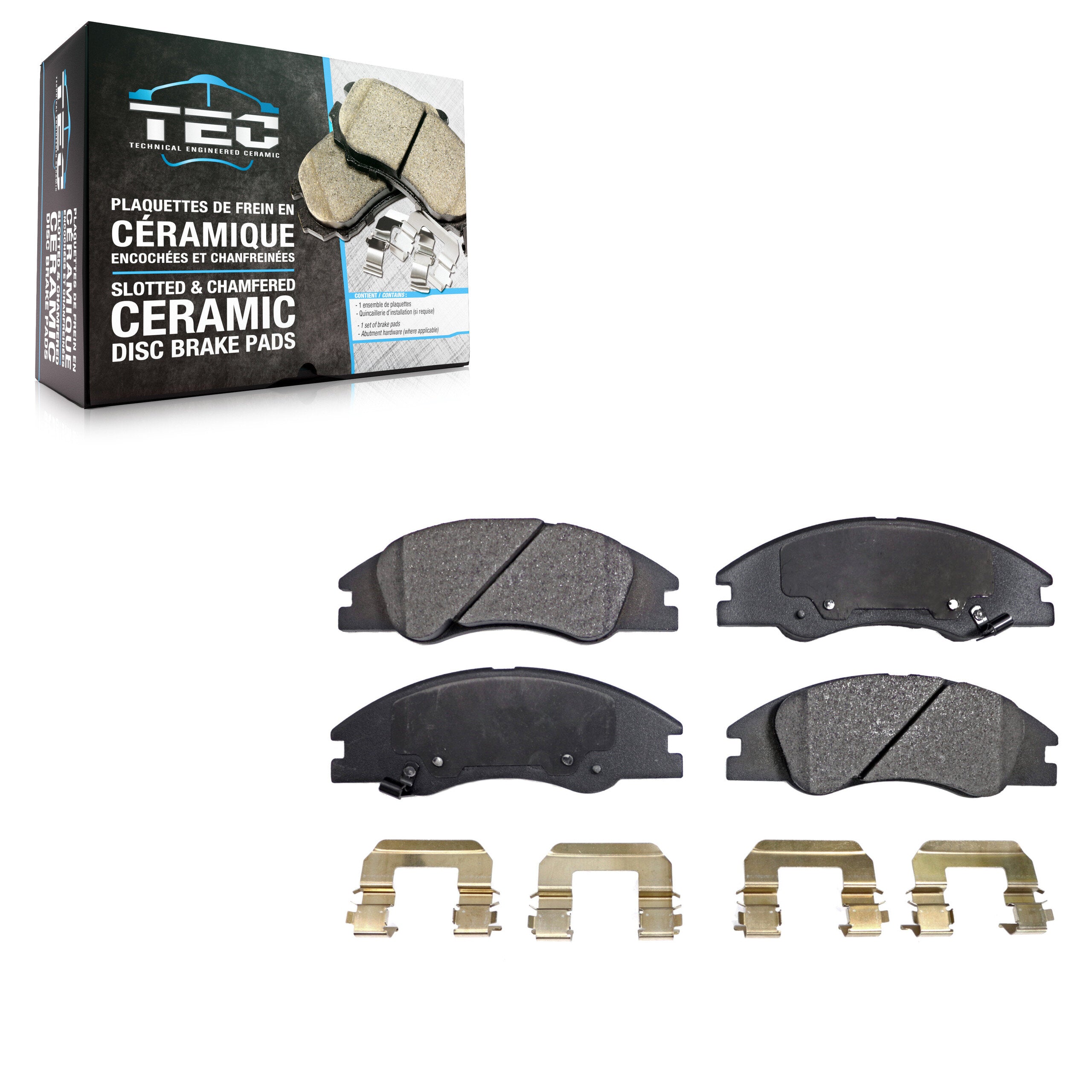 TEC TEC-1074 Disc Brake Pad for 2004-2009 Kia Spectra, Kia Spectra5 - Front