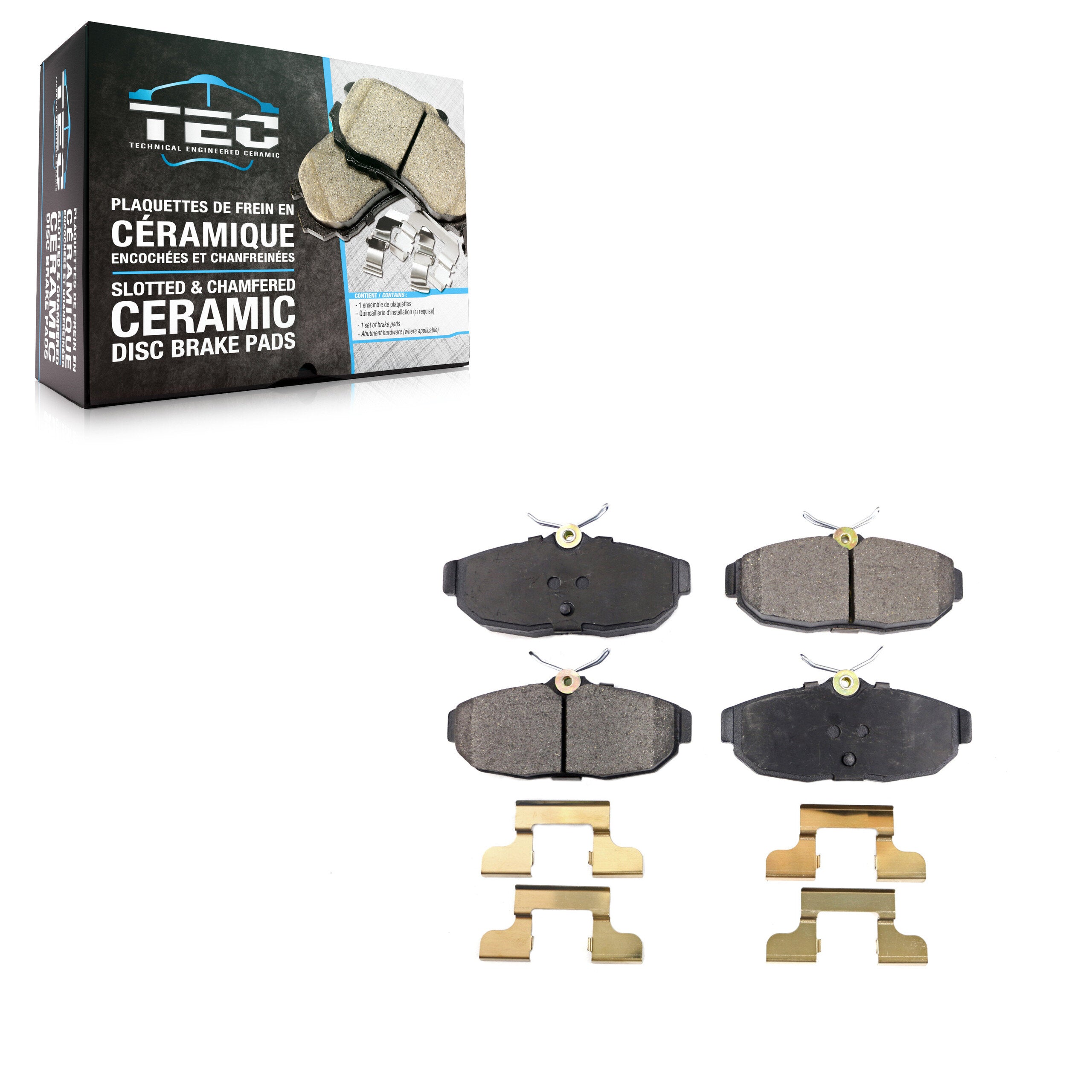 TEC TEC-1082 Disc Brake Pad for 2005-2011 Ford Mustang, Avanti Avanti - Rear
