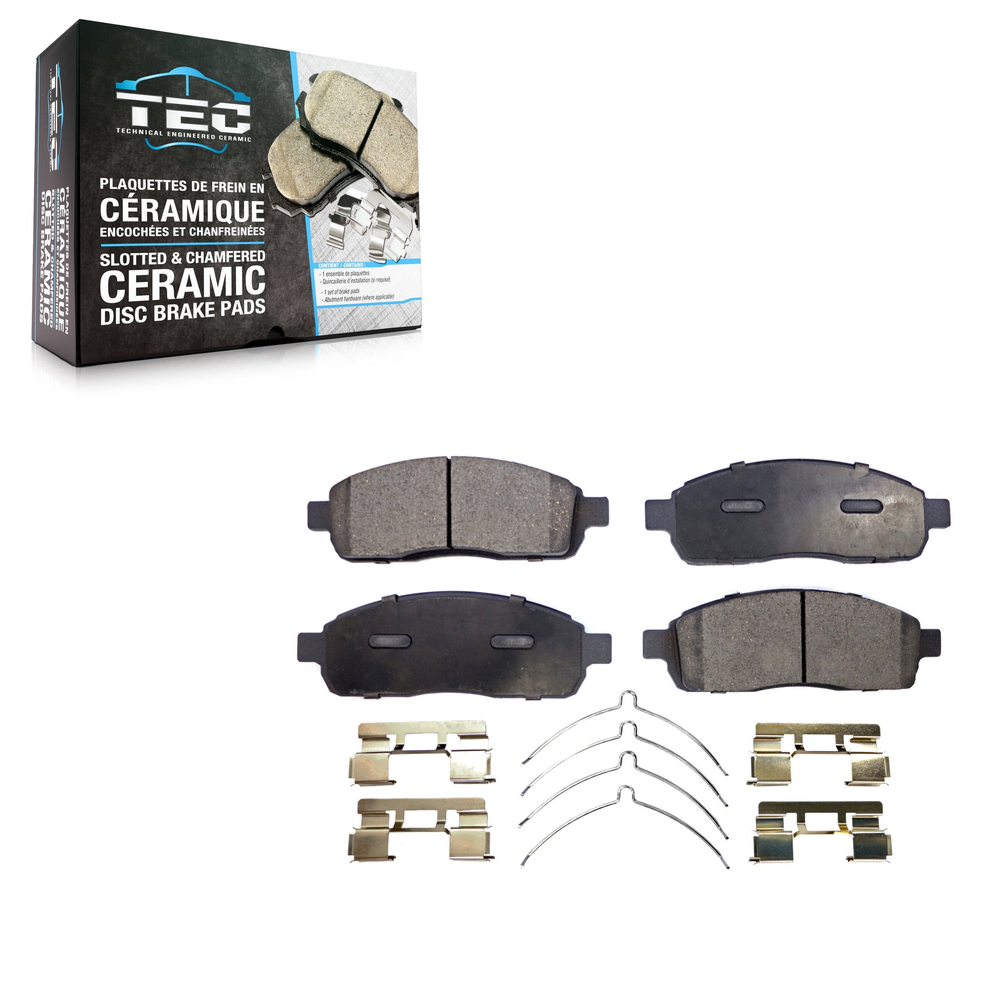 TEC TEC-1083 Disc Brake Pad for 2004-2009 Lincoln Mark LT, Ford F-150 - Front
