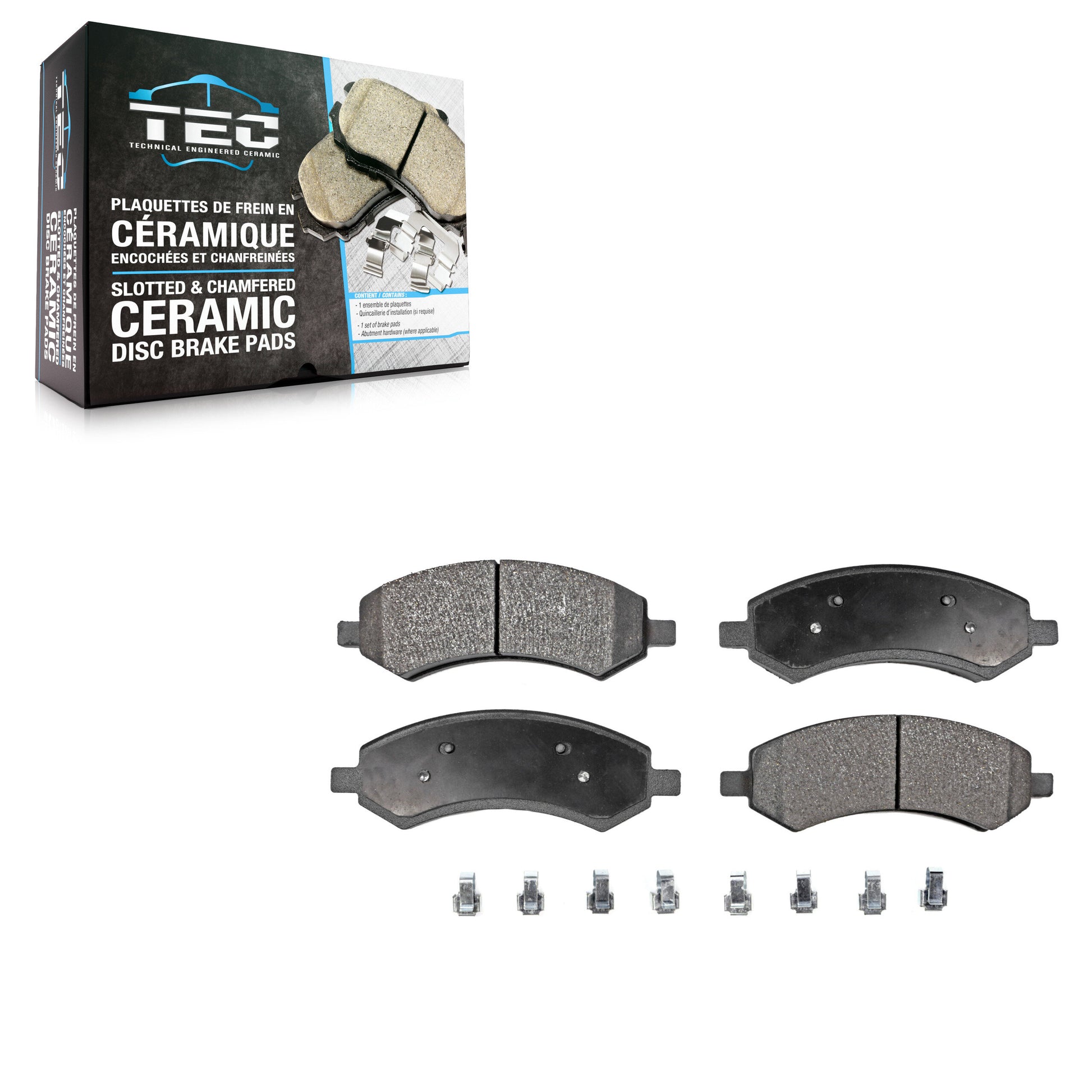 TEC TEC-1084 Disc Brake Pad for 2005-2023 Ram 1500 Classic, Ram 1500, Ram Dakota - Front