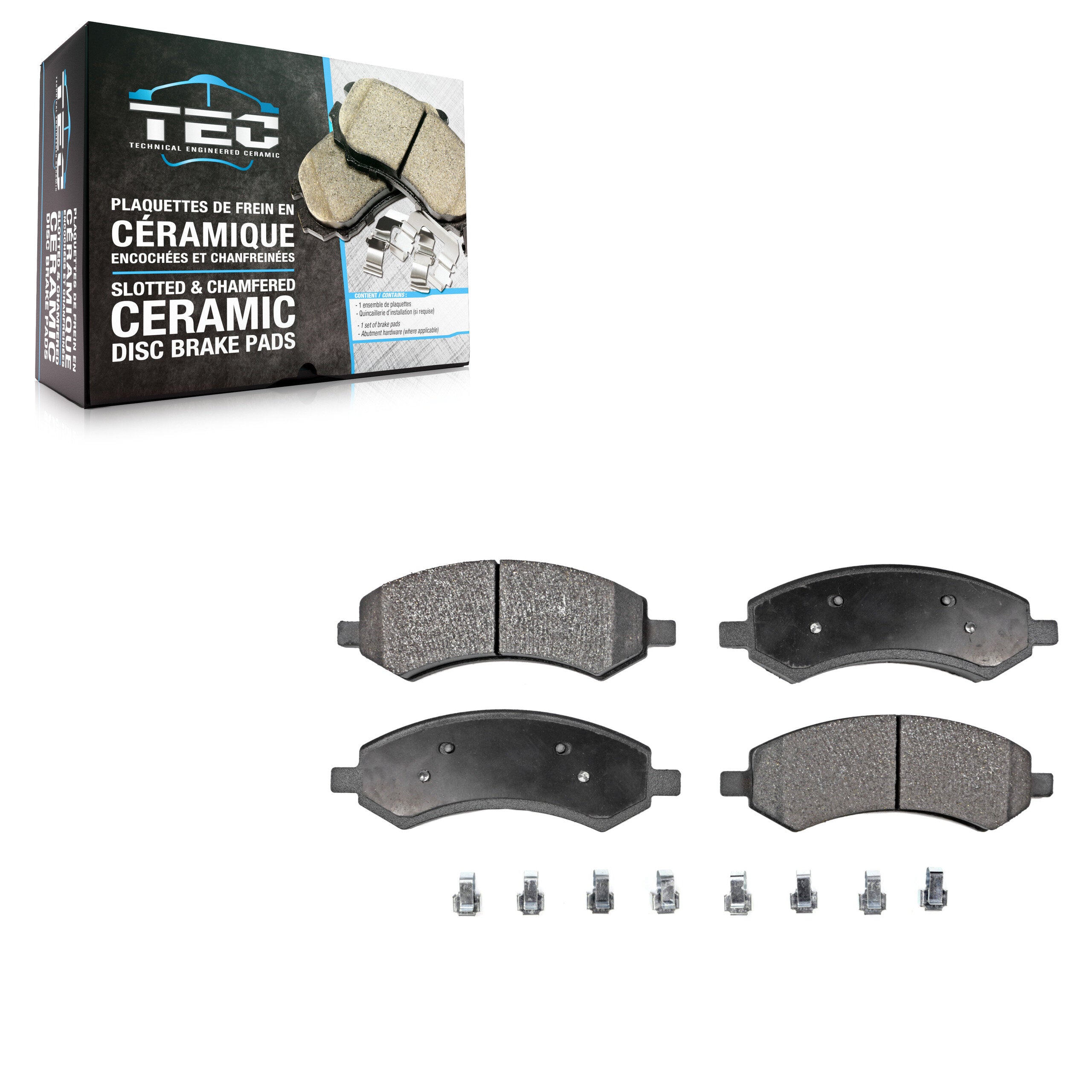 TEC TEC-1084 Disc Brake Pad for 2005-2023 Ram 1500 Classic, Ram 1500, Ram Dakota - Front