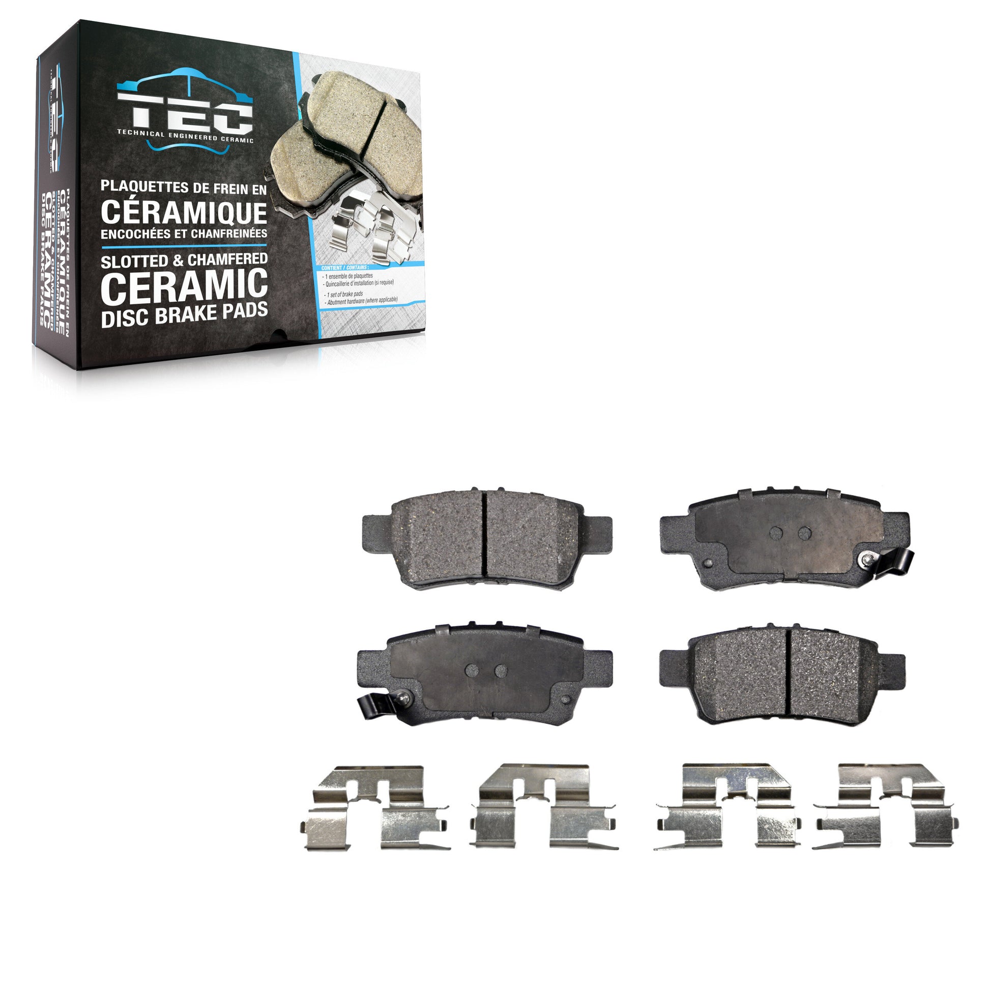 TEC TEC-1088 Disc Brake Pad for 2005-2010 Honda Odyssey - Rear