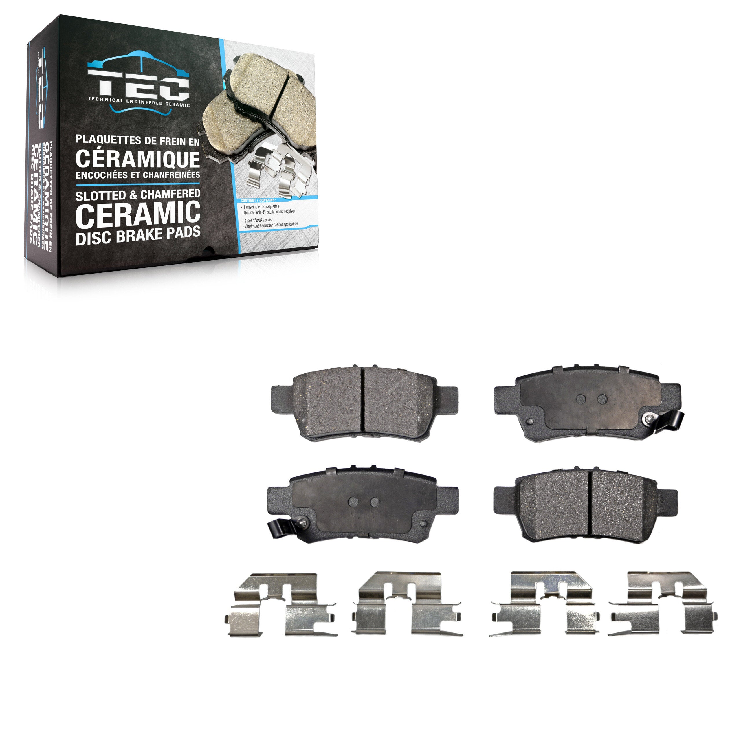 TEC TEC-1088 Disc Brake Pad for 2005-2010 Honda Odyssey - Rear