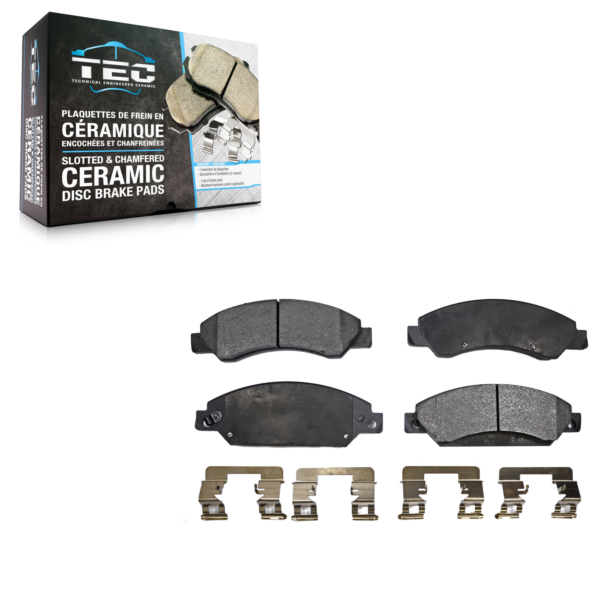 TEC TEC-1092 Disc Brake Pad for 2007 Cadillac Escalade, Cadillac Escalade ESV, Cadillac Escalade EXT - Front