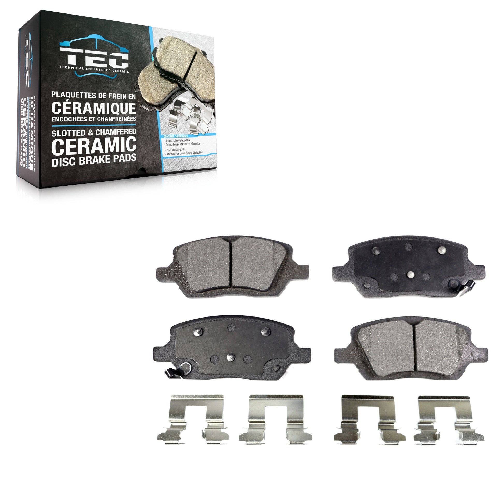 TEC TEC-1093 Disc Brake Pad for 2005-2012 VPG MV-1, Buick Terraza, Chevrolet Uplander - Rear