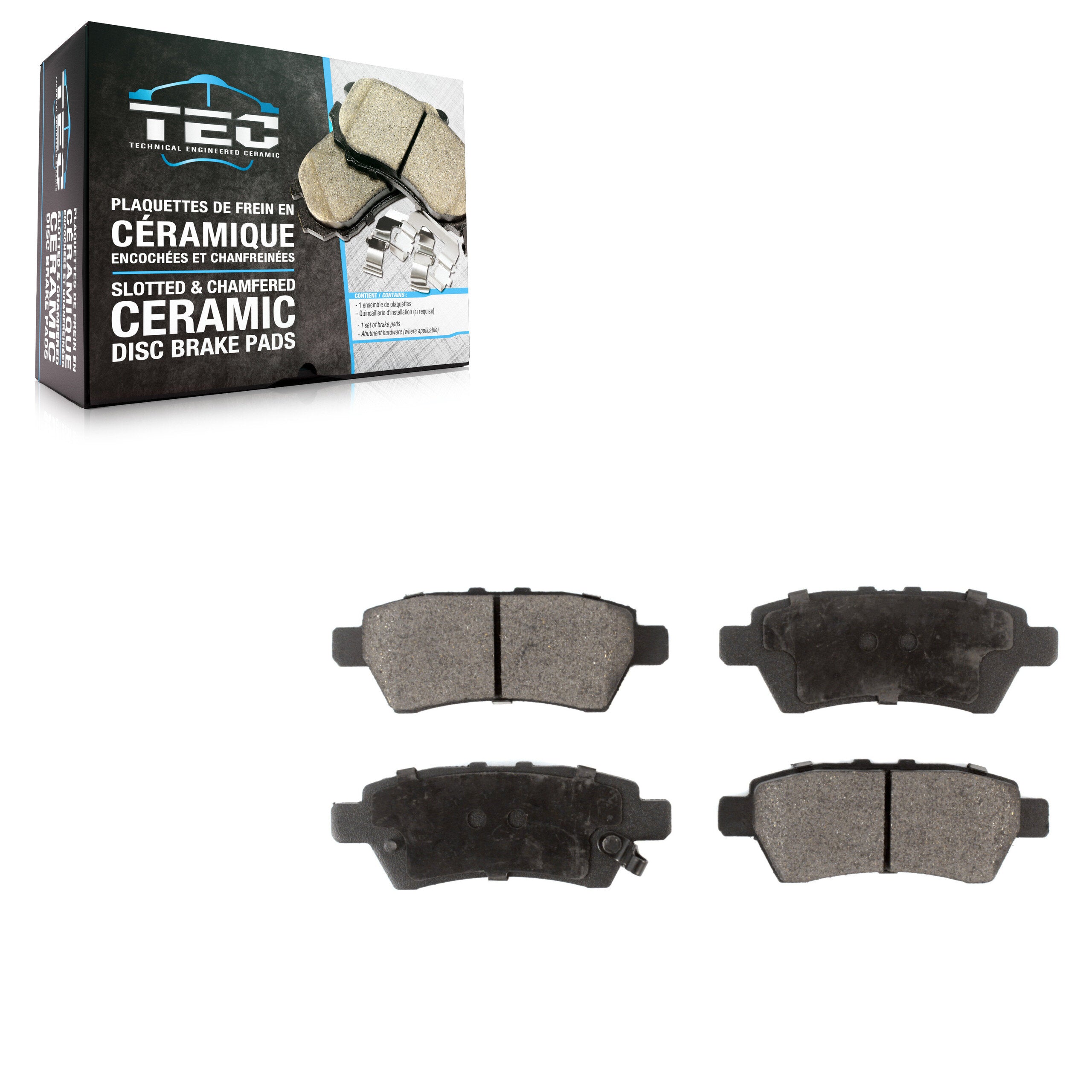 TEC TEC-1101 Disc Brake Pad for 2004-2012 Nissan Xterra, Nissan Pathfinder - Rear