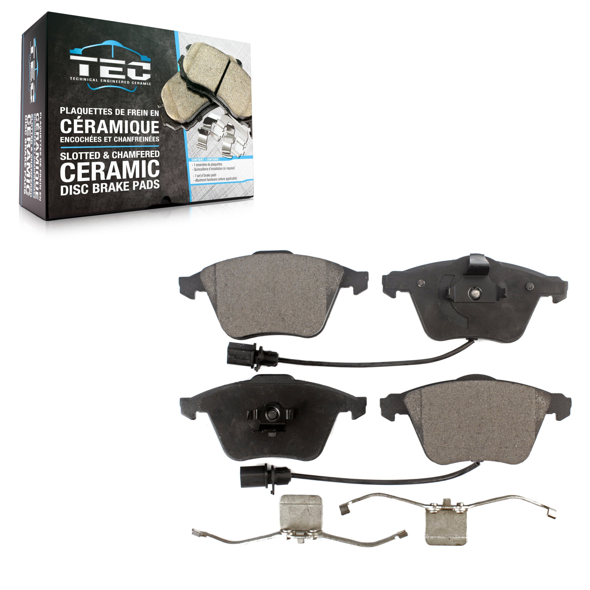TEC TEC-1111 Disc Brake Pad for 2004-2015 Volkswagen Golf, Volkswagen Golf R, Audi TTS Quattro - Front