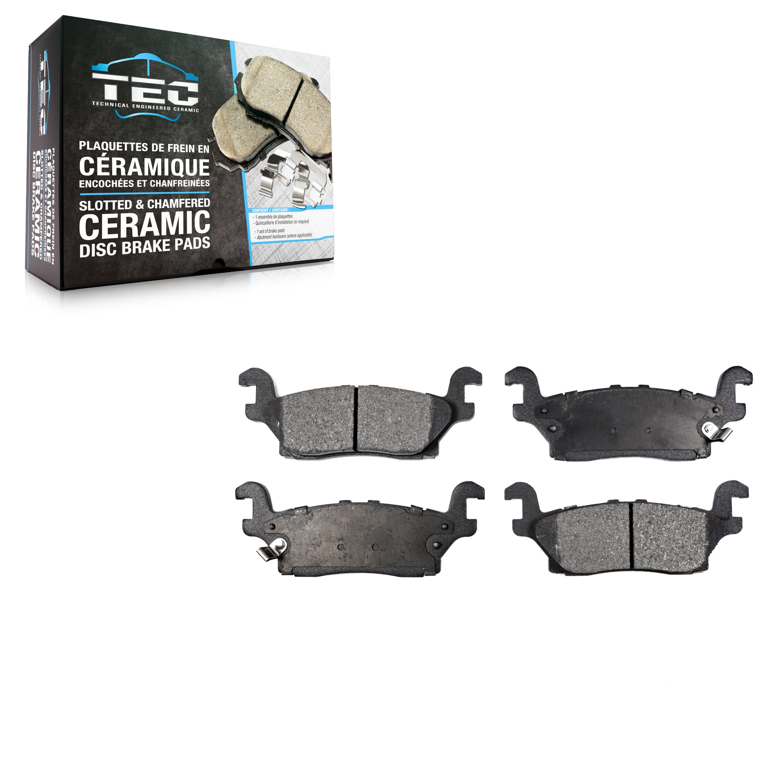 TEC TEC-1120 Disc Brake Pad for 2006-2010 Hummer H3T, Hummer H3 - Rear