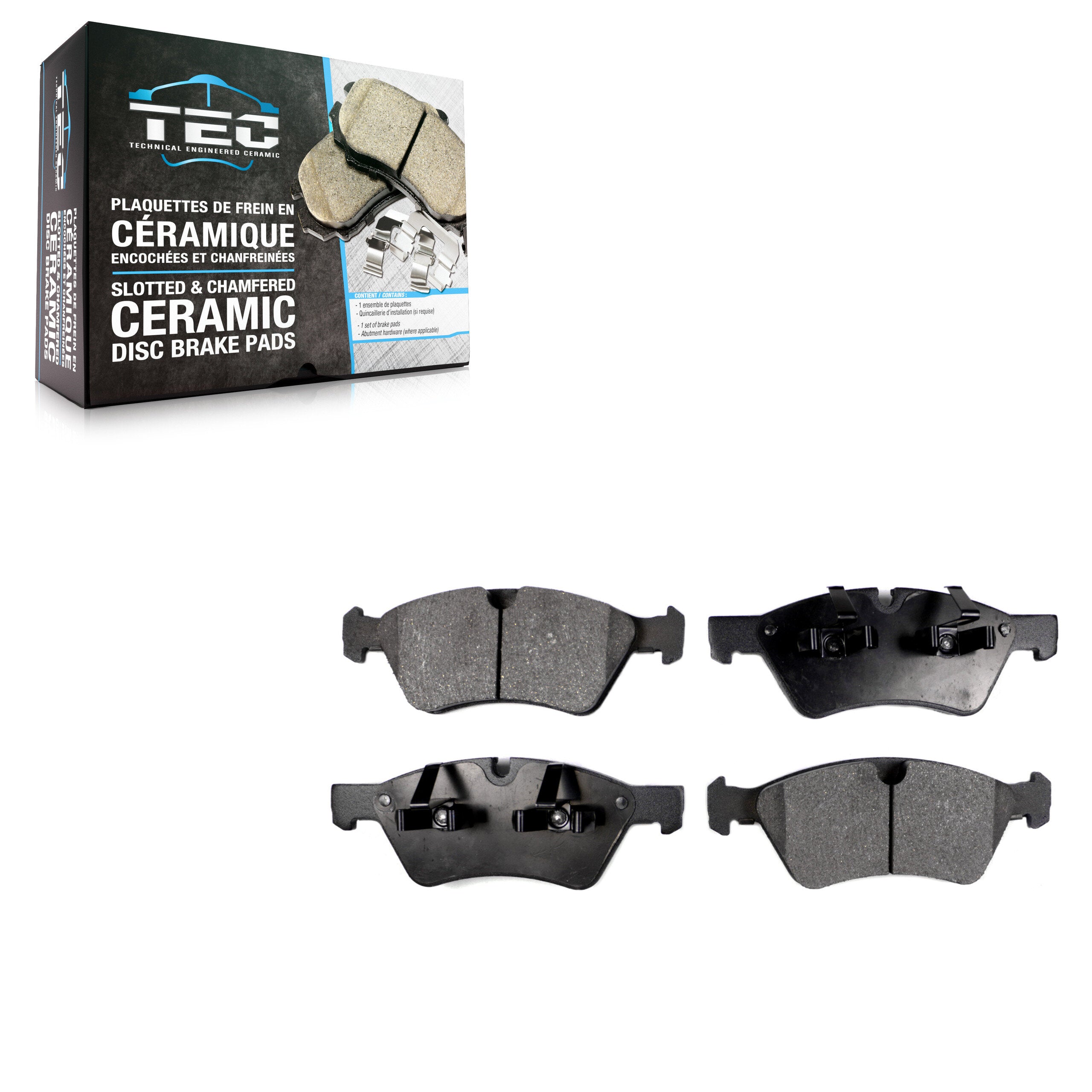 TEC TEC-1123 Disc Brake Pad for 2005-2013 Mercedes-Benz ML350, Mercedes-Benz GL350, Mercedes-Benz ML450 - Front