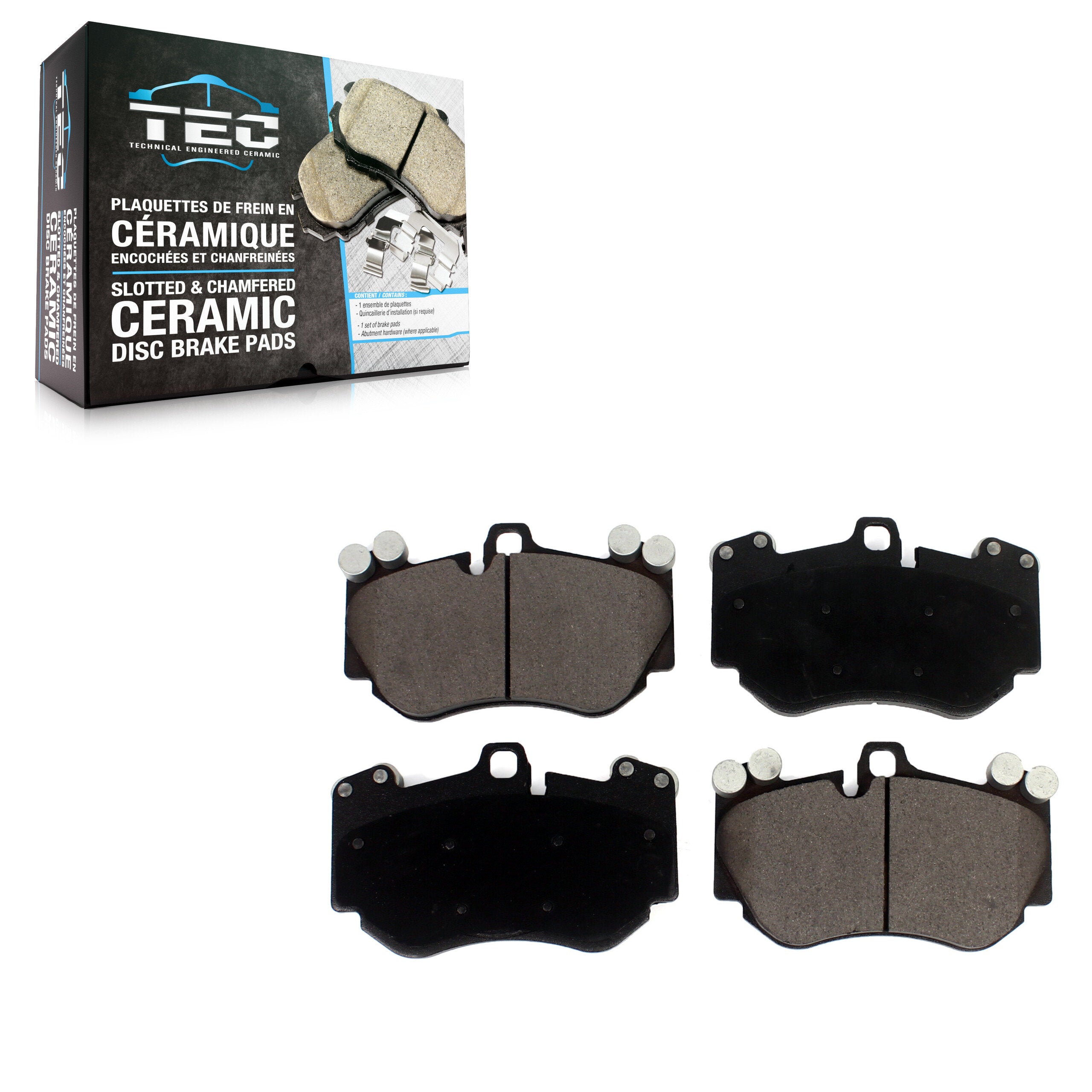 TEC TEC-1130 Disc Brake Pad for 2003-2017 Audi R8, Audi RS5, Porsche Cayenne - Front