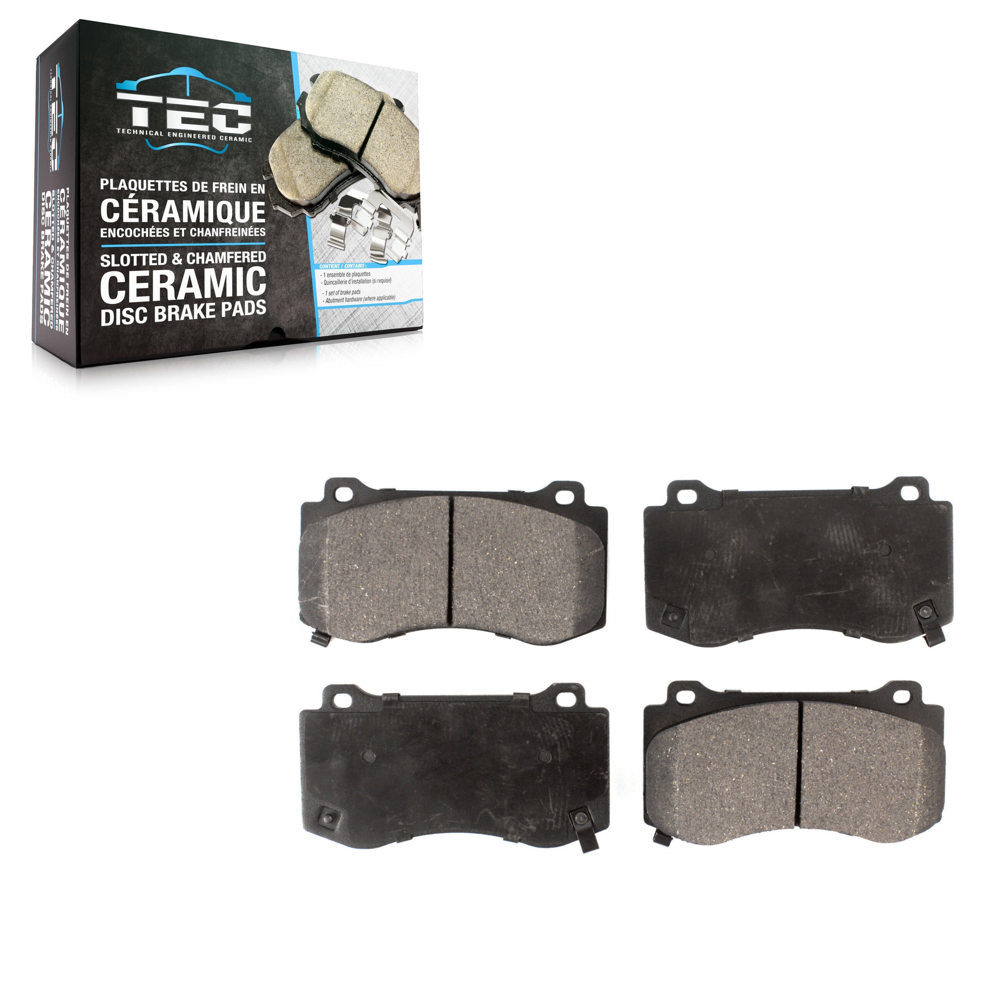 TEC TEC-1149 Disc Brake Pad for 2005-2023 Dodge Challenger, Dodge Charger, Chrysler 300 - Front