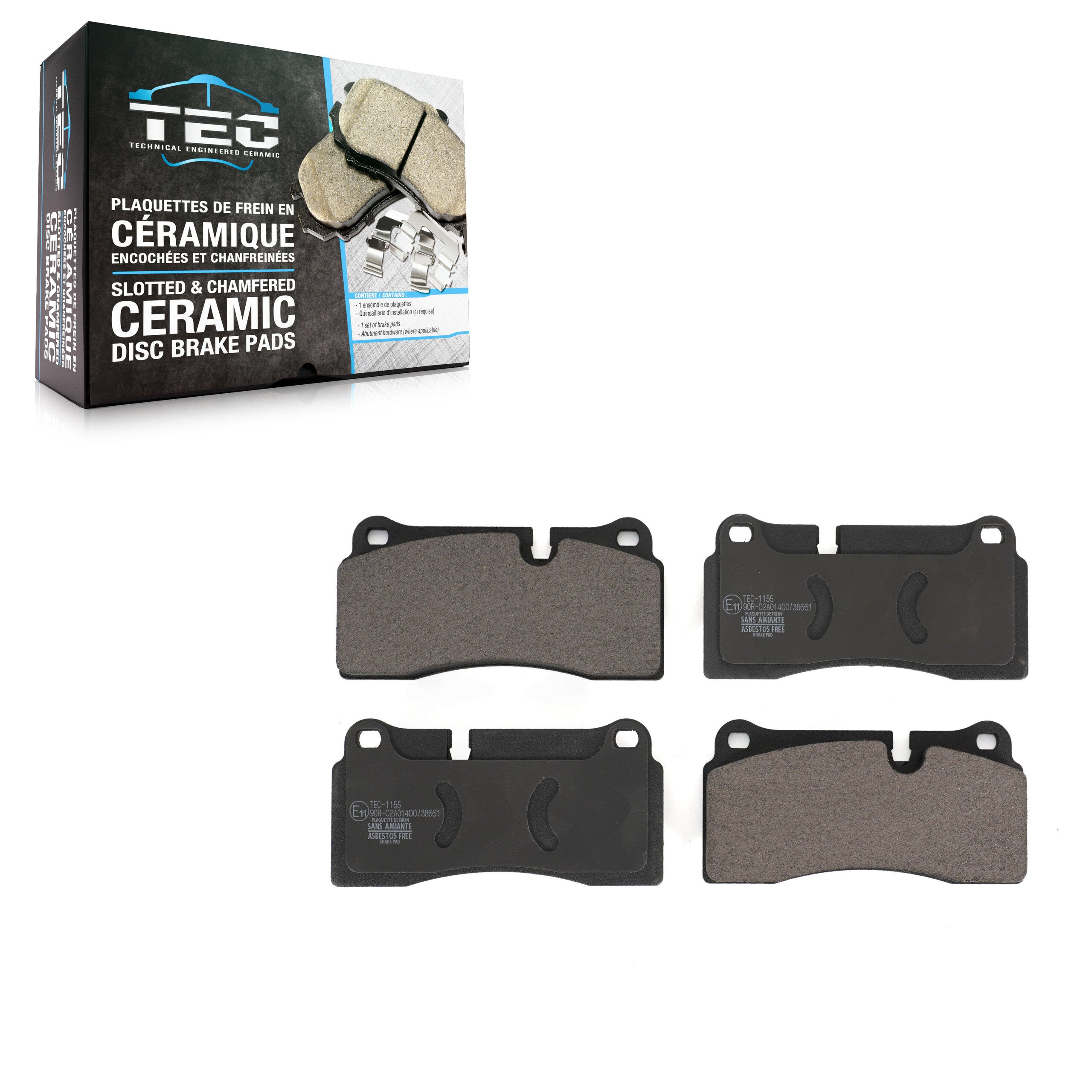 TEC TEC-1155 Disc Brake Pad for 2015-2021 BMW M2, BMW M3, BMW M4 - Rear
