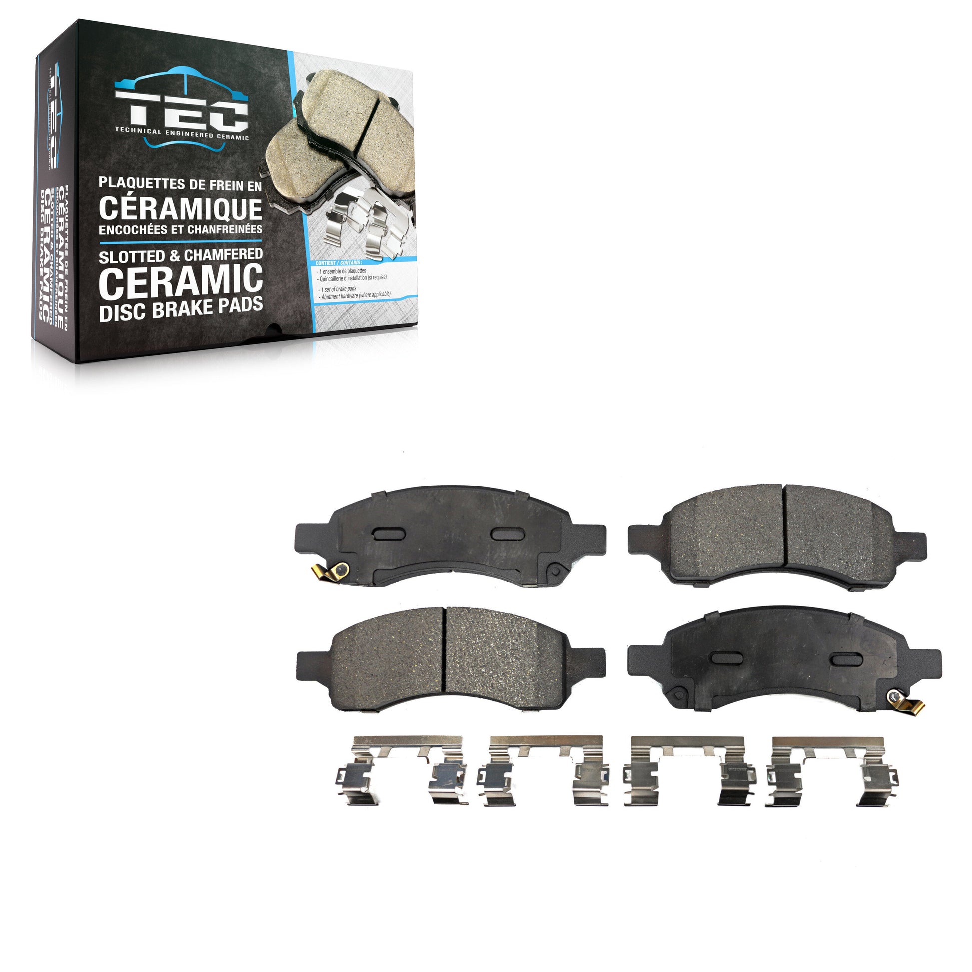 TEC TEC-1169 Disc Brake Pad for 2006-2012 Chevrolet Colorado, GMC Canyon, Isuzu Ascender - Front