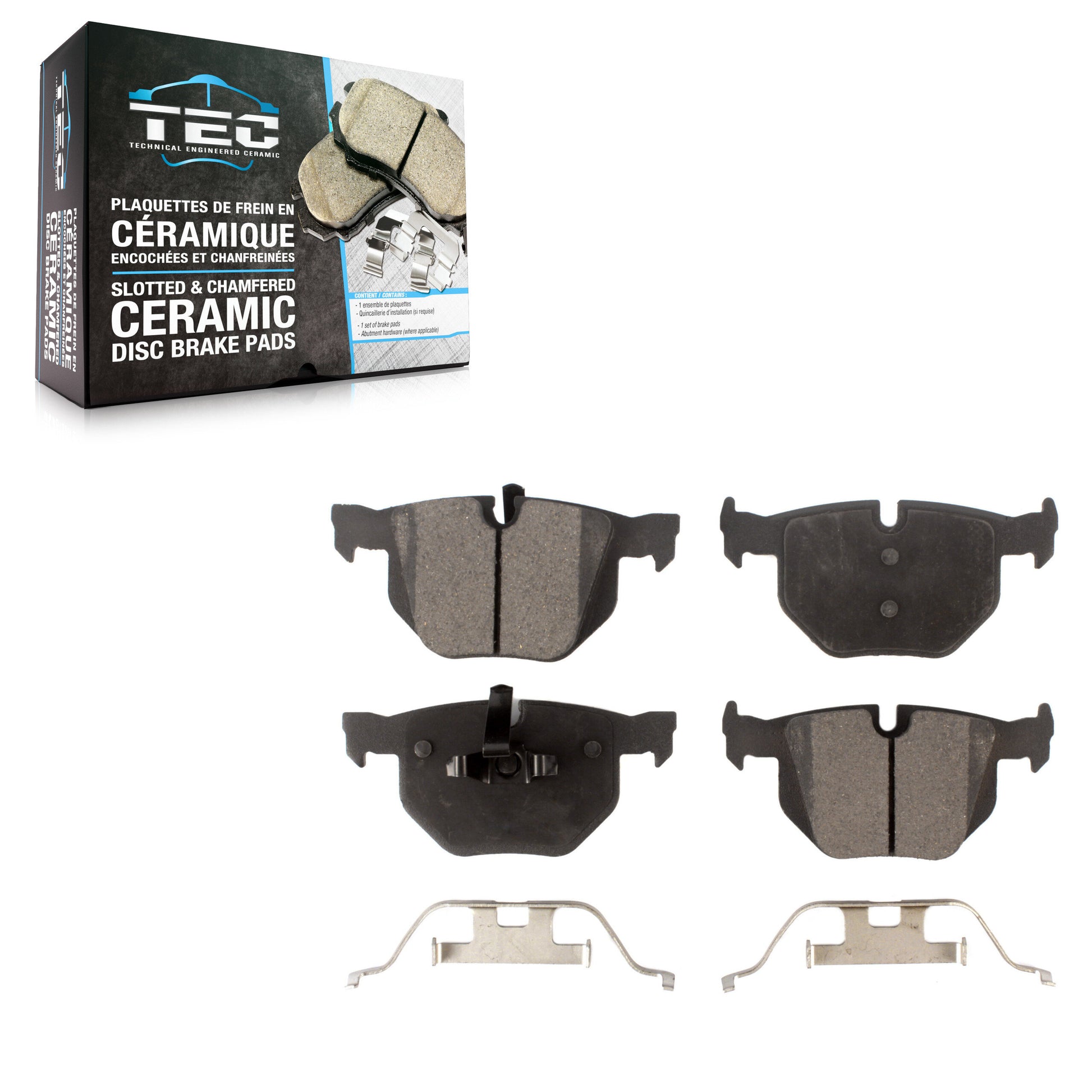 TEC TEC-1170 Disc Brake Pad for 2006-2015 BMW 335i xDrive, BMW X1, BMW 335i - Rear