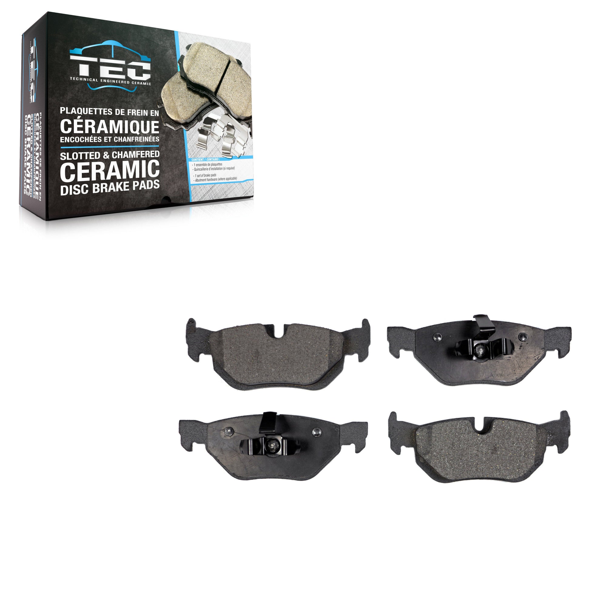 TEC TEC-1171 Disc Brake Pad for 2006-2015 BMW 328i xDrive, BMW X1, BMW 120i - Rear