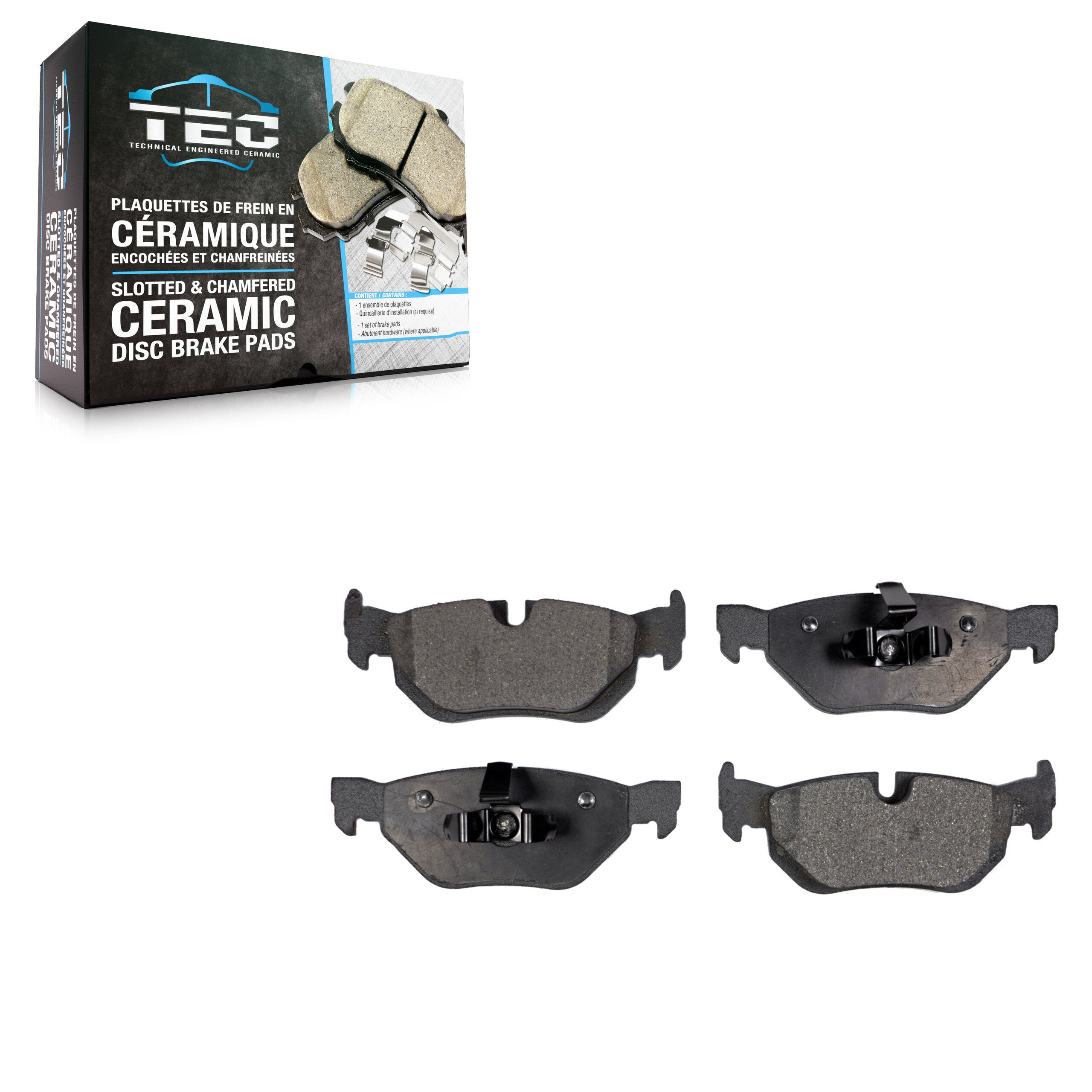 TEC TEC-1171 Disc Brake Pad for 2006-2015 BMW 328i xDrive, BMW X1, BMW 120i - Rear