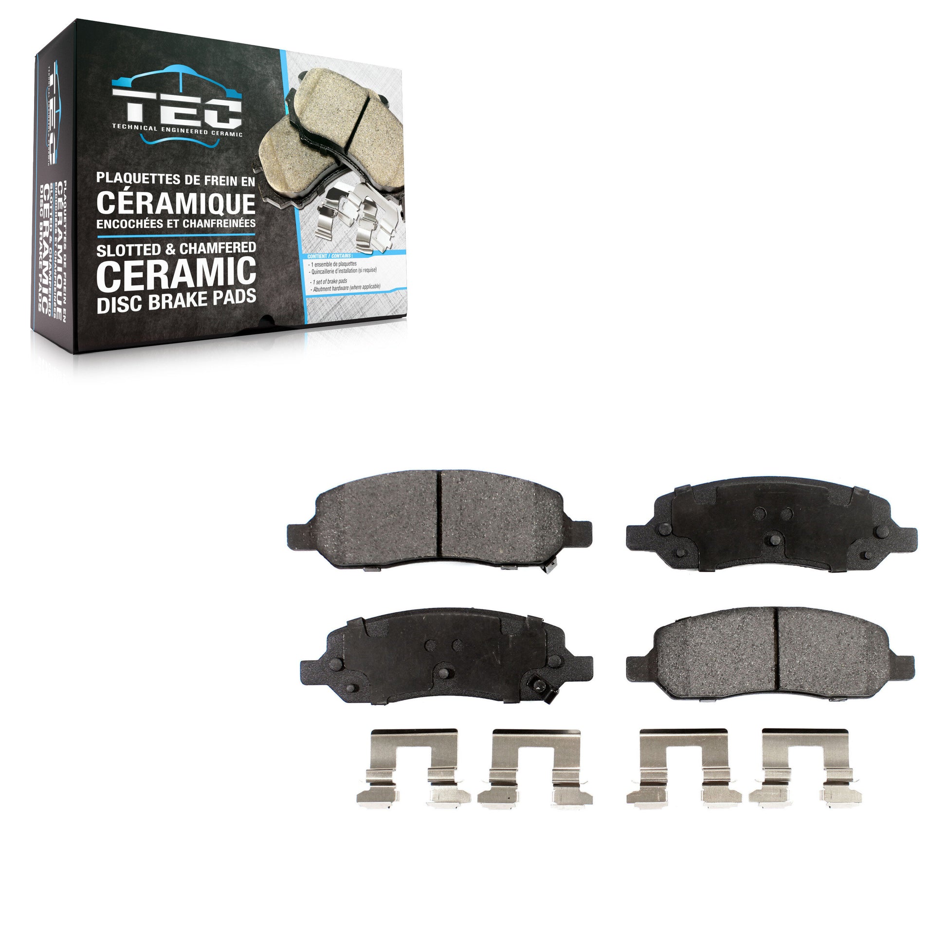 TEC TEC-1172 Disc Brake Pad for 2006-2011 Buick Lucerne, Cadillac DTS - Rear
