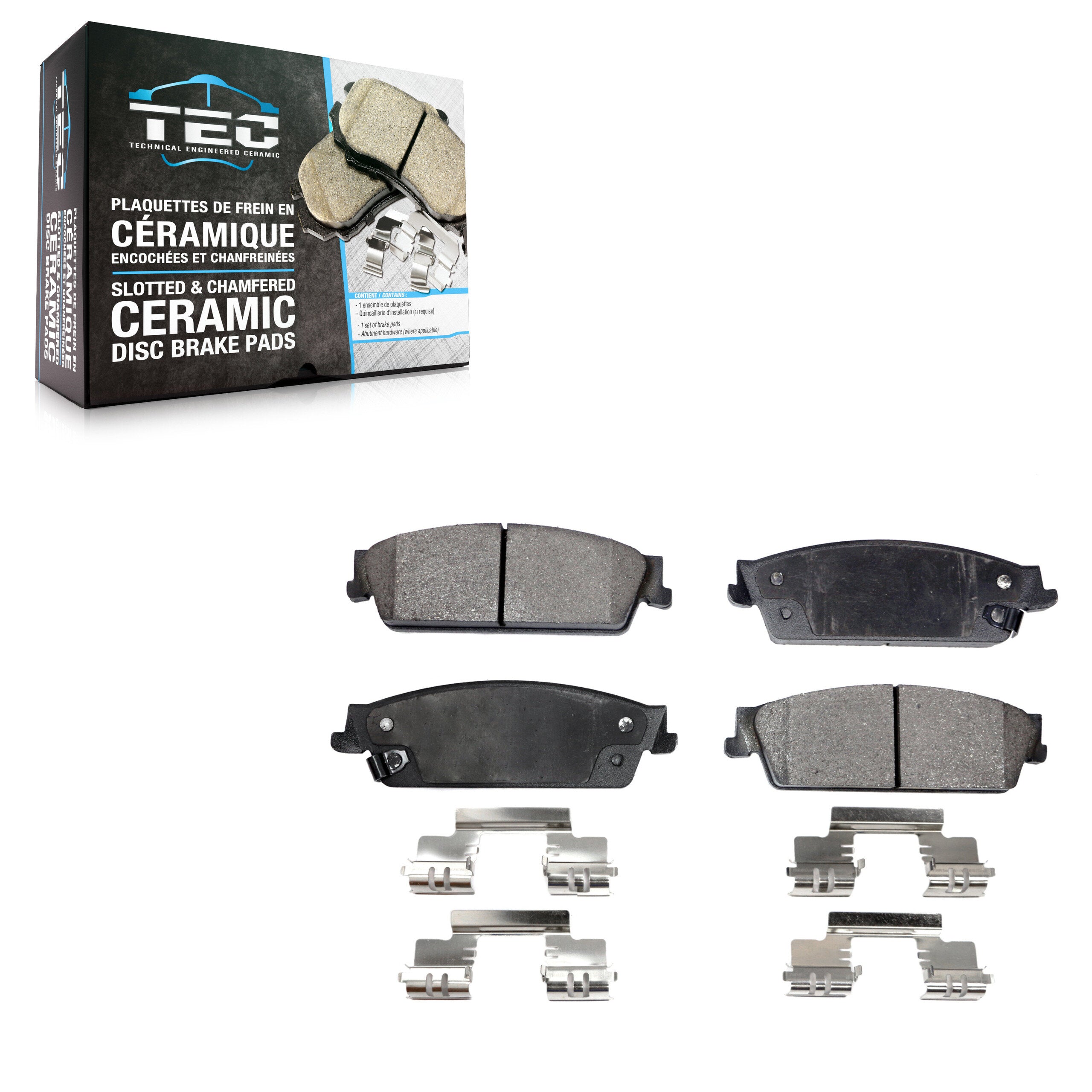 TEC TEC-1194 Disc Brake Pad for 2007-2014 Cadillac Escalade, Cadillac Escalade ESV, Cadillac Escalade EXT - Rear