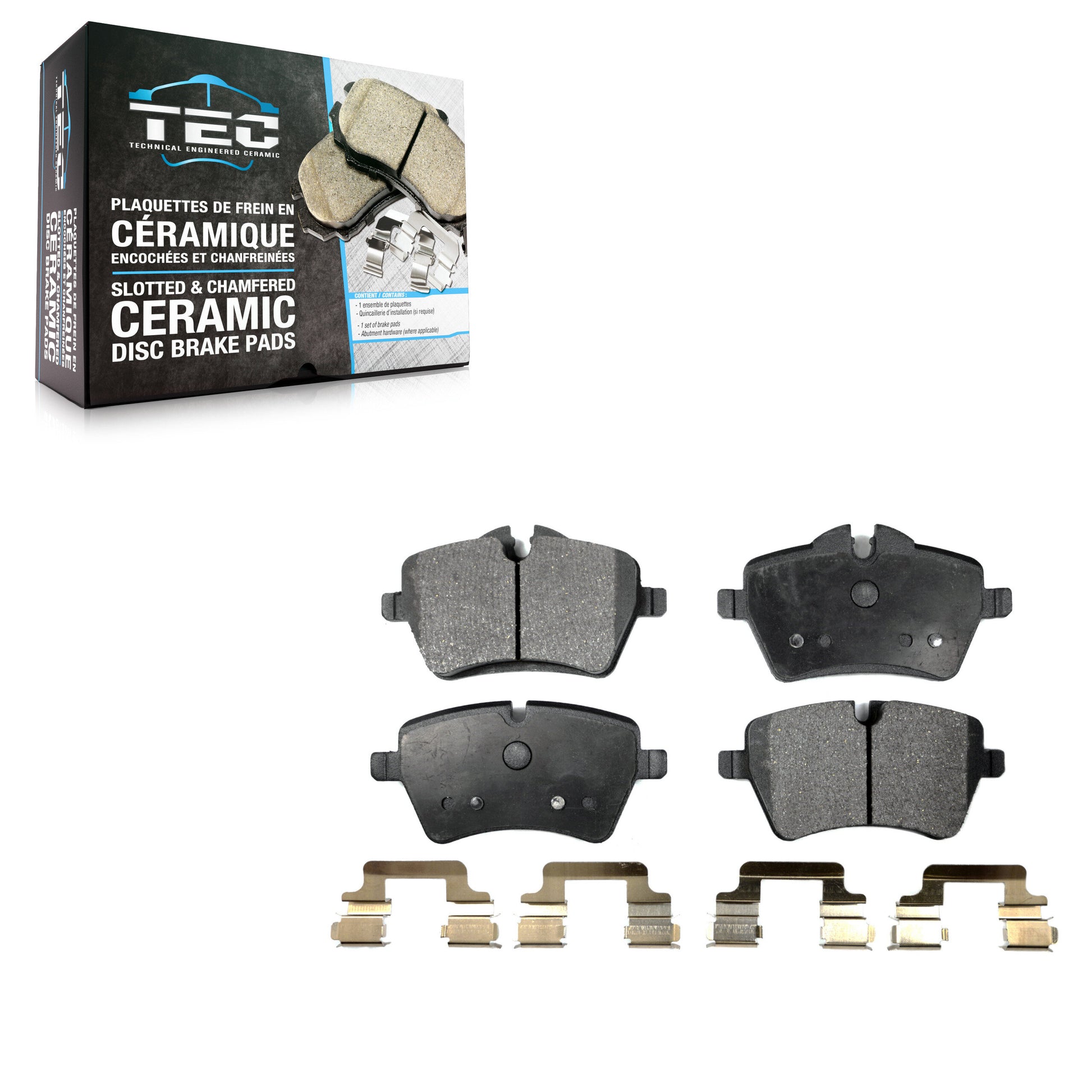 TEC TEC-1204 Disc Brake Pad for 2002-2016 Mini Cooper, Mini Cooper Paceman, Mini Cooper Countryman - Front