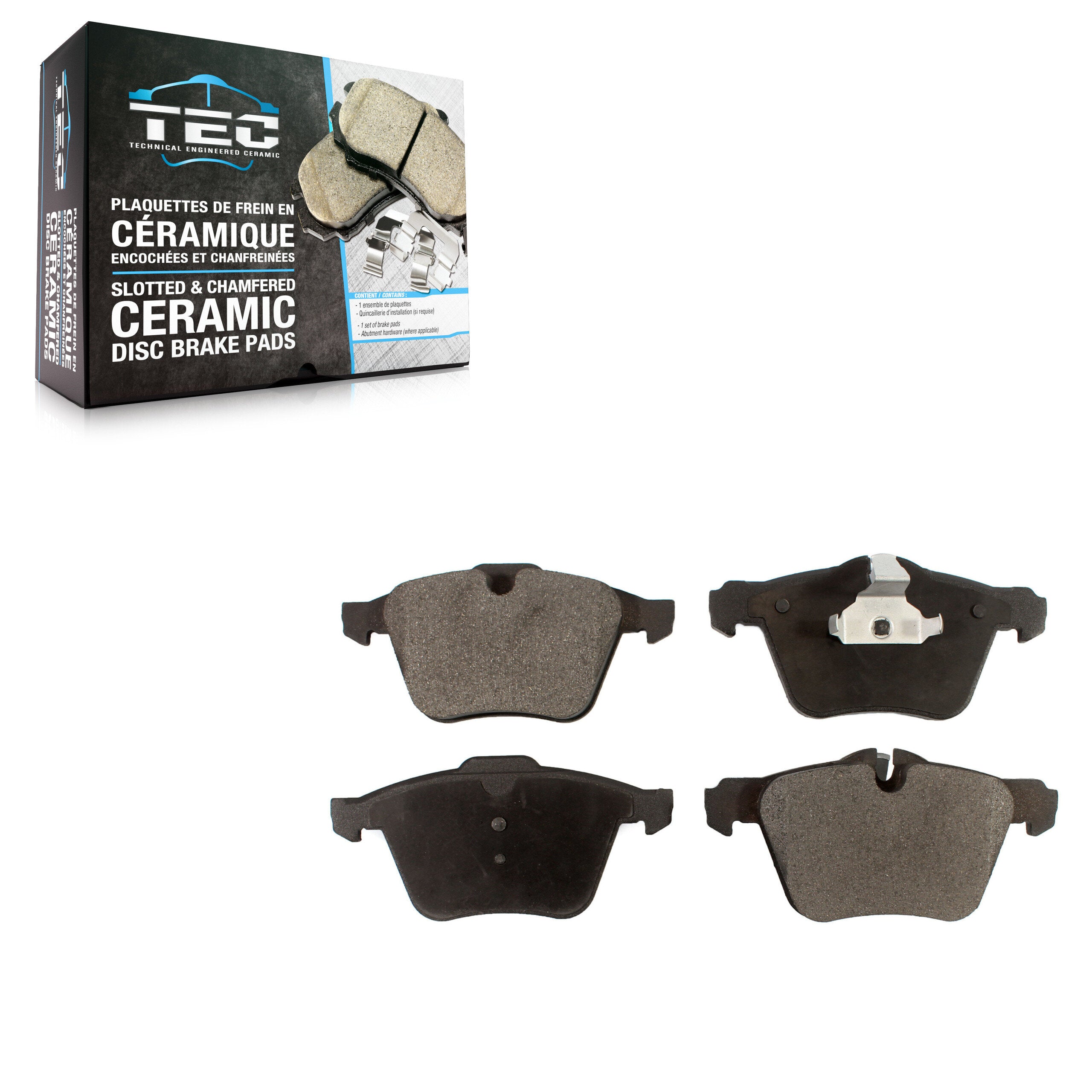 TEC TEC-1240 Disc Brake Pad for 2006-2021 Jaguar F-Type, Jaguar XJ, Jaguar XF - Front