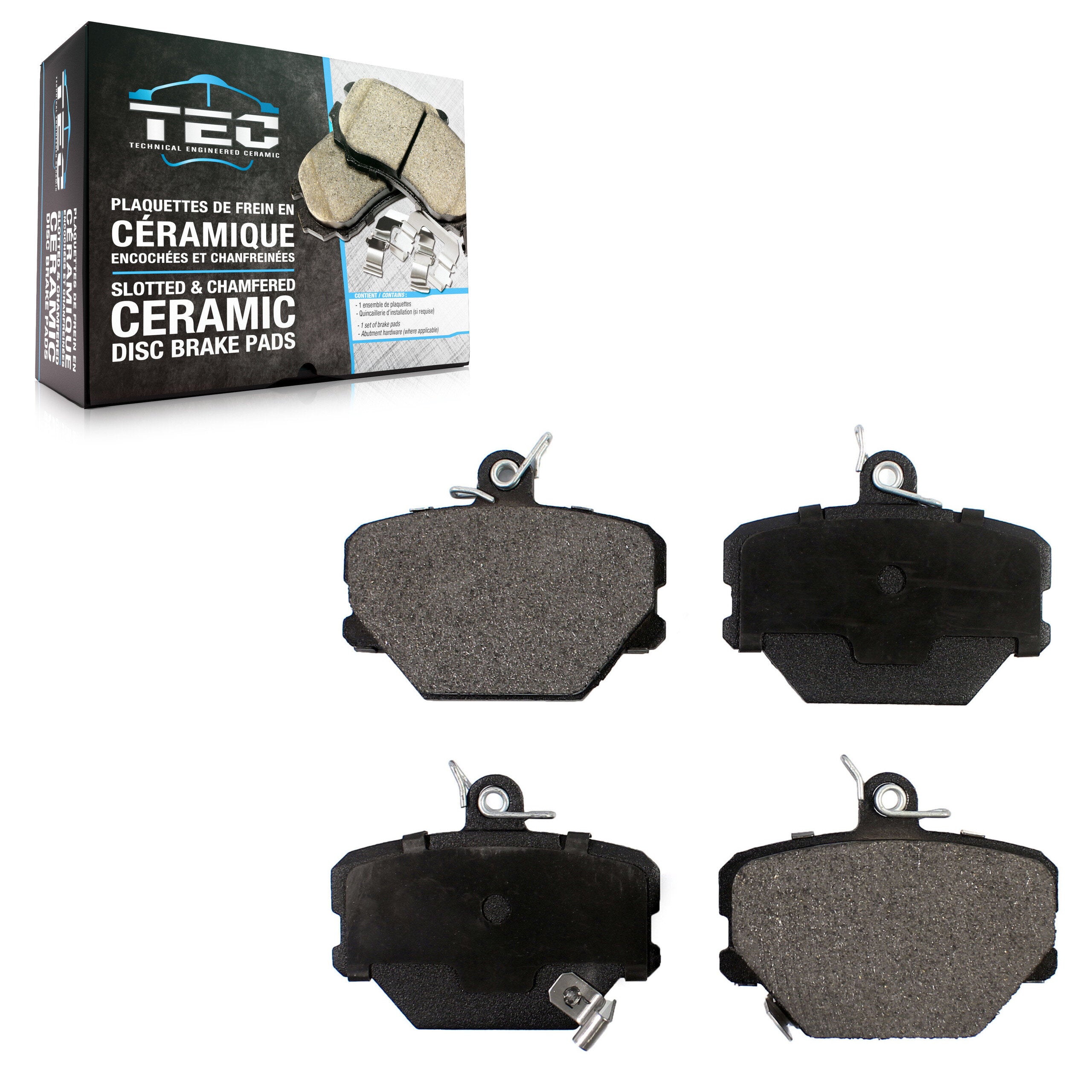 TEC TEC-1252 Disc Brake Pad for 2005-2016 Smart Fortwo - Front