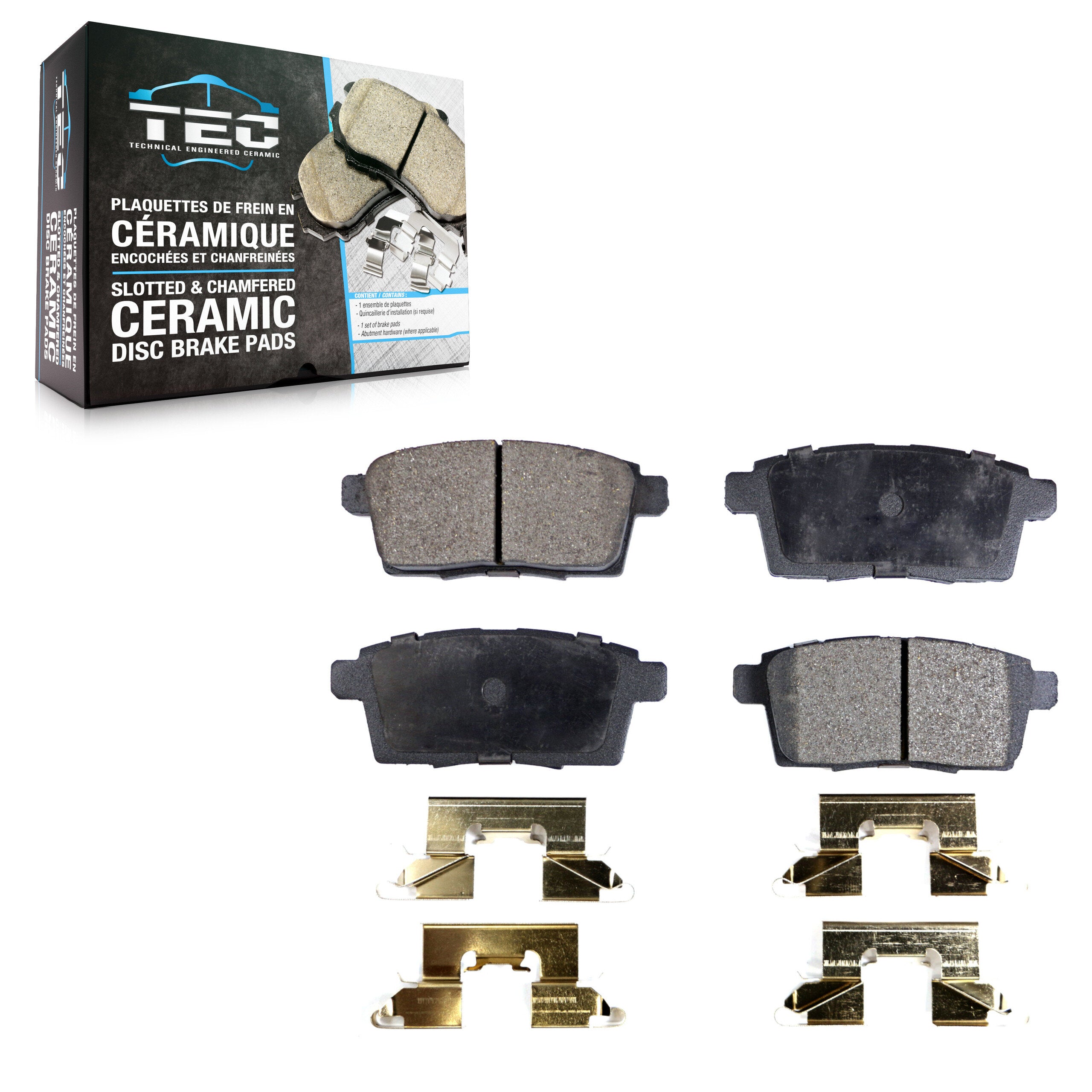 TEC TEC-1259 Disc Brake Pad for 2007-2015 Ford Edge, Lincoln MKX, Mazda CX-7 - Rear