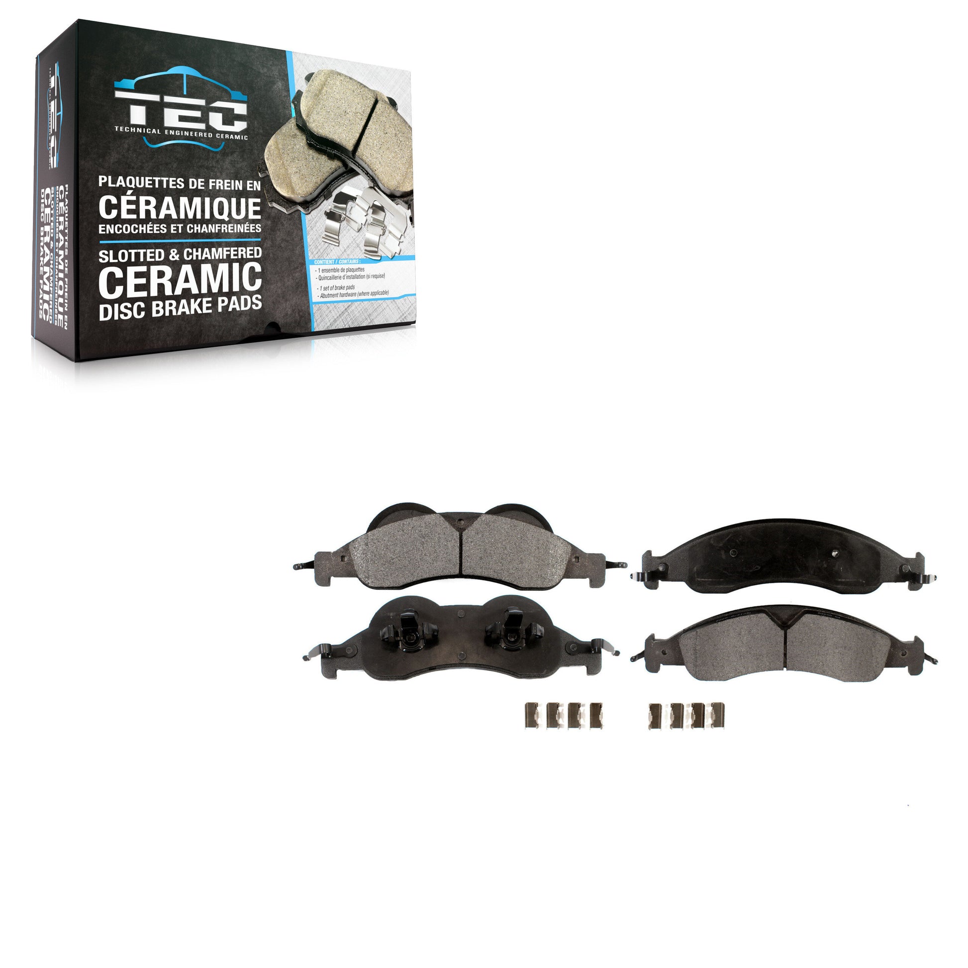 TEC TEC-1278 Disc Brake Pad for 2007-2009 Ford Expedition, Lincoln Navigator - Front