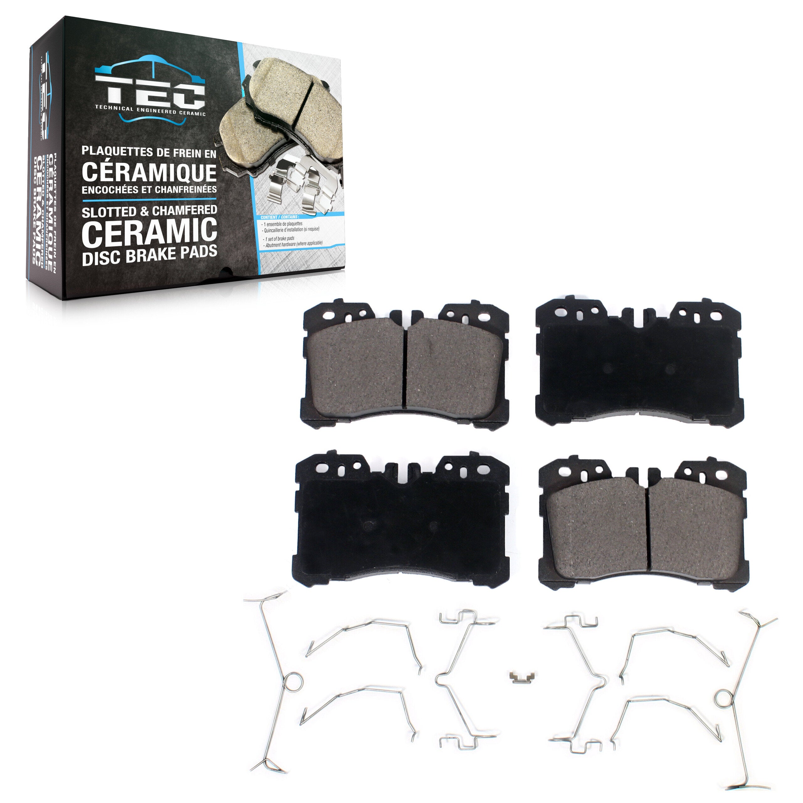 TEC TEC-1282 Disc Brake Pad for 2007-2025 Lexus LS500, Toyota Mirai, Lexus LS500h - Front
