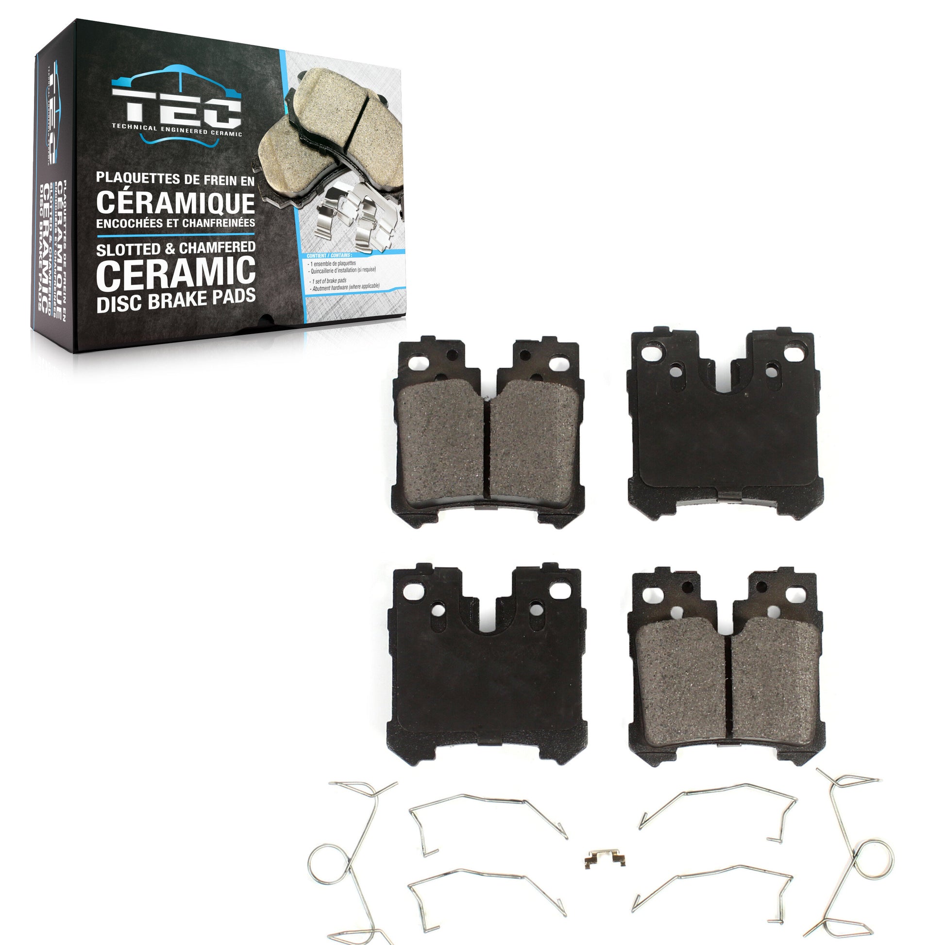 TEC TEC-1283 Disc Brake Pad for 2007-2025 Lexus LS500, Toyota Mirai, Lexus LS500h - Rear