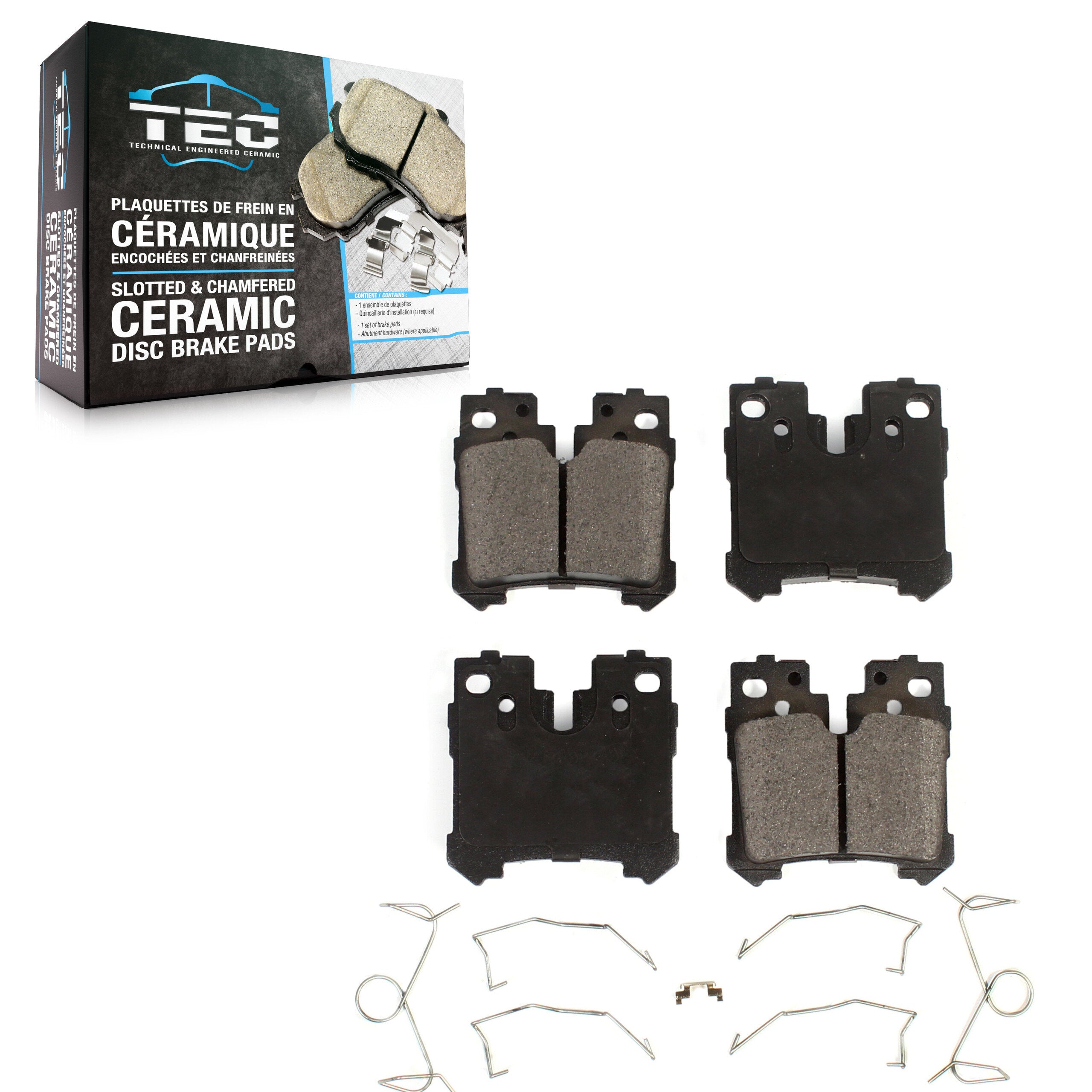TEC TEC-1283 Disc Brake Pad for 2007-2025 Lexus LS500, Toyota Mirai, Lexus LS500h - Rear