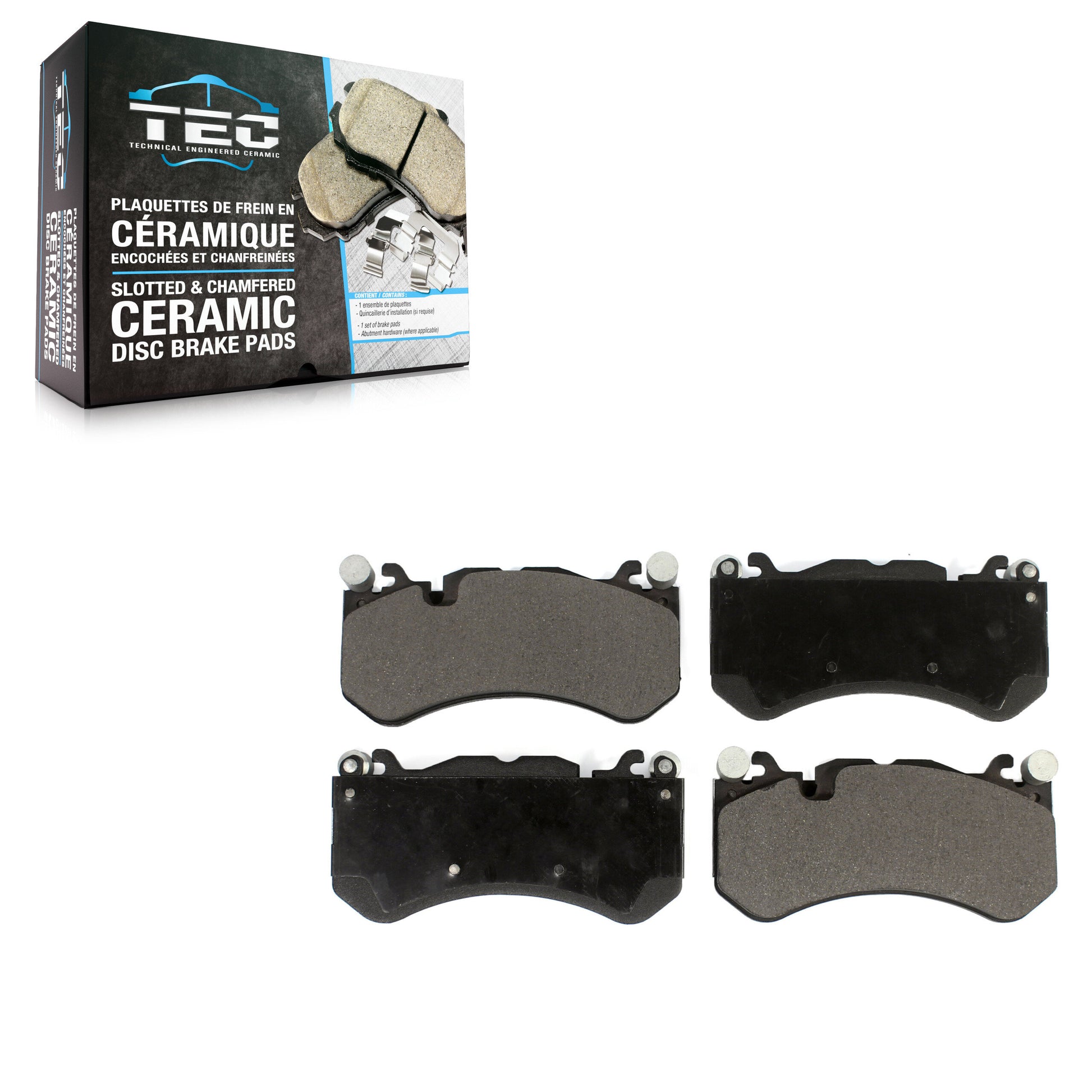 TEC TEC-1291 Disc Brake Pad for 2007-2023 Mercedes-Benz C63 AMG S, Mercedes-Benz S65 AMG, Mercedes-Benz GLE43 AMG - Front