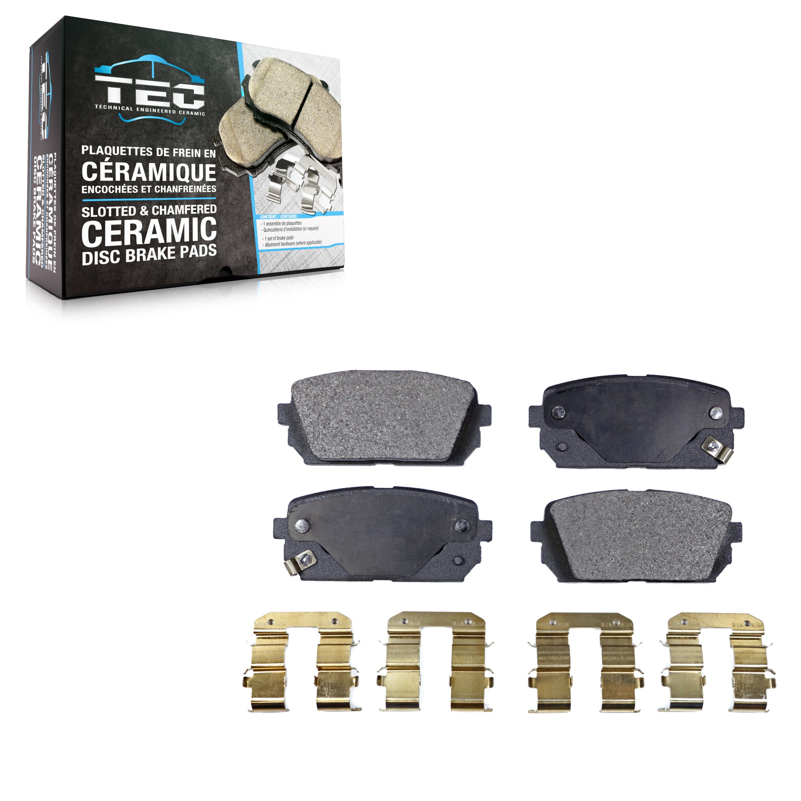 TEC TEC-1296 Disc Brake Pad for 2007-2012 Kia Rondo - Rear