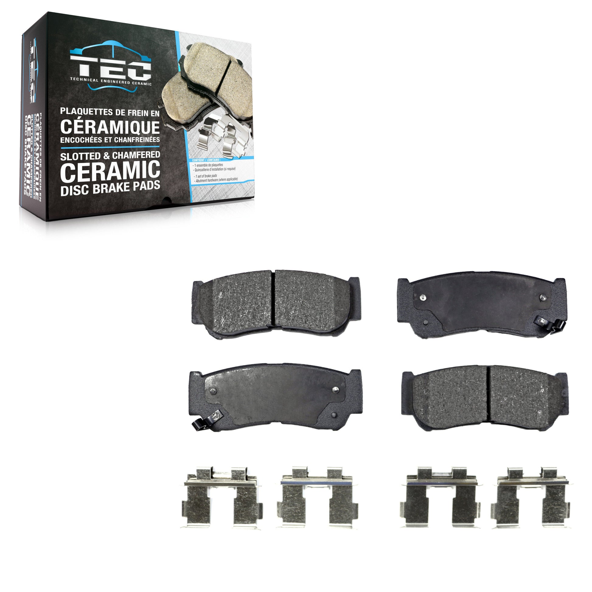 TEC TEC-1297 Disc Brake Pad for 2007-2009 Hyundai Santa Fe - Rear
