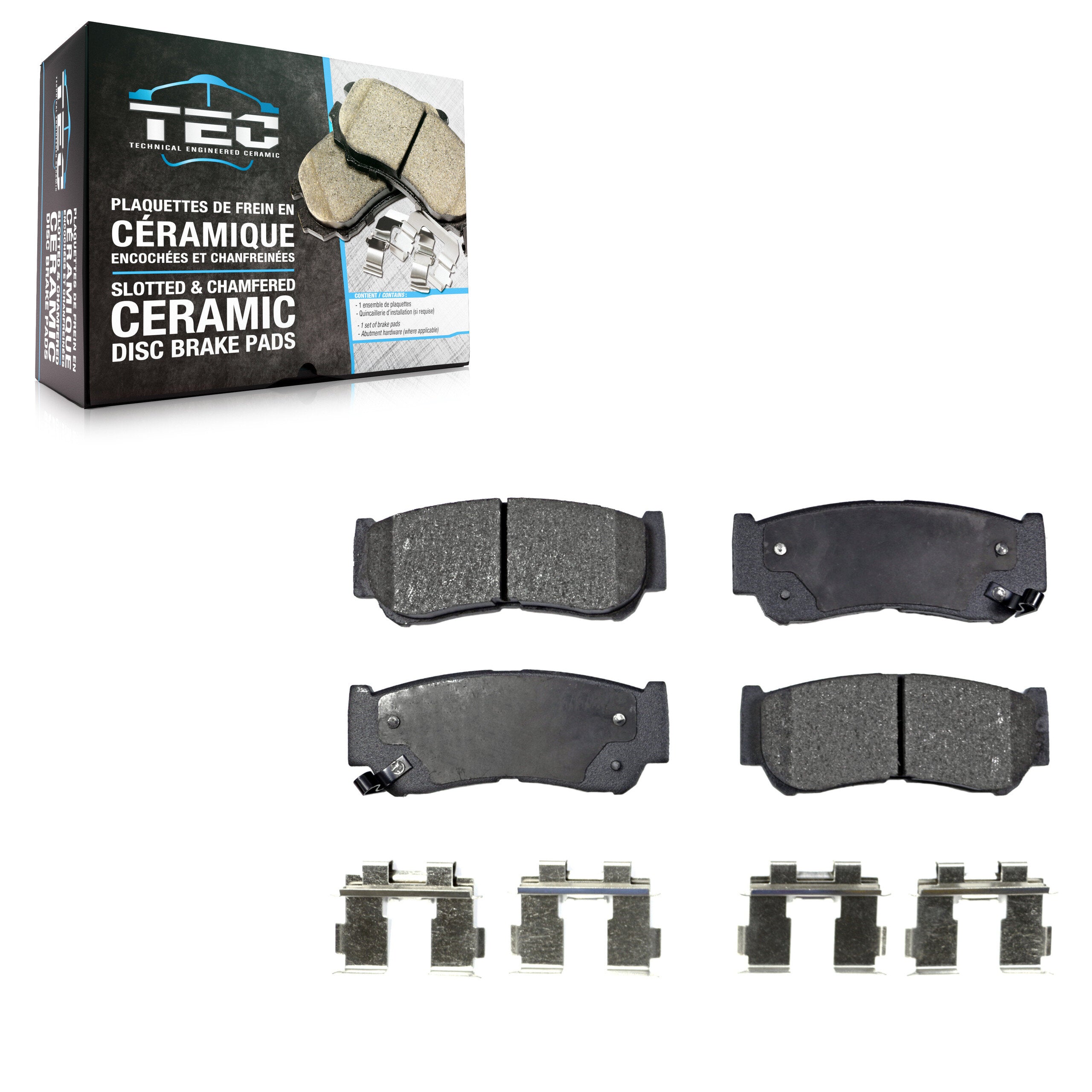 TEC TEC-1297 Disc Brake Pad for 2007-2009 Hyundai Santa Fe - Rear