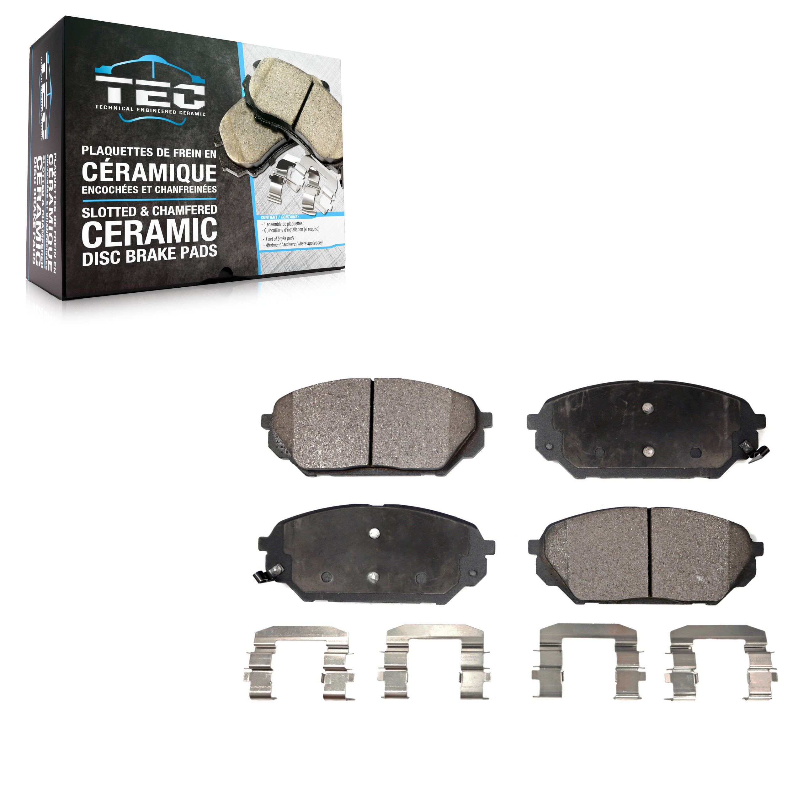 TEC TEC-1301 Disc Brake Pad for 2007-2012 Hyundai Veracruz - Front