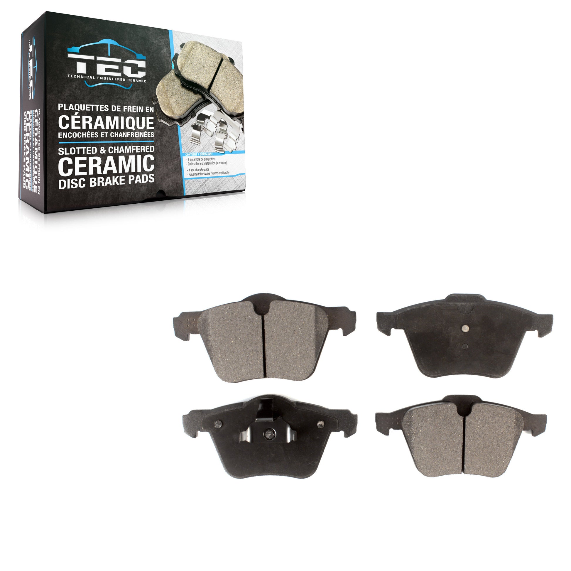 TEC TEC-1305 Disc Brake Pad for 2007-2018 Volvo S60, Volvo V60, Volvo S60 Cross Country - Front