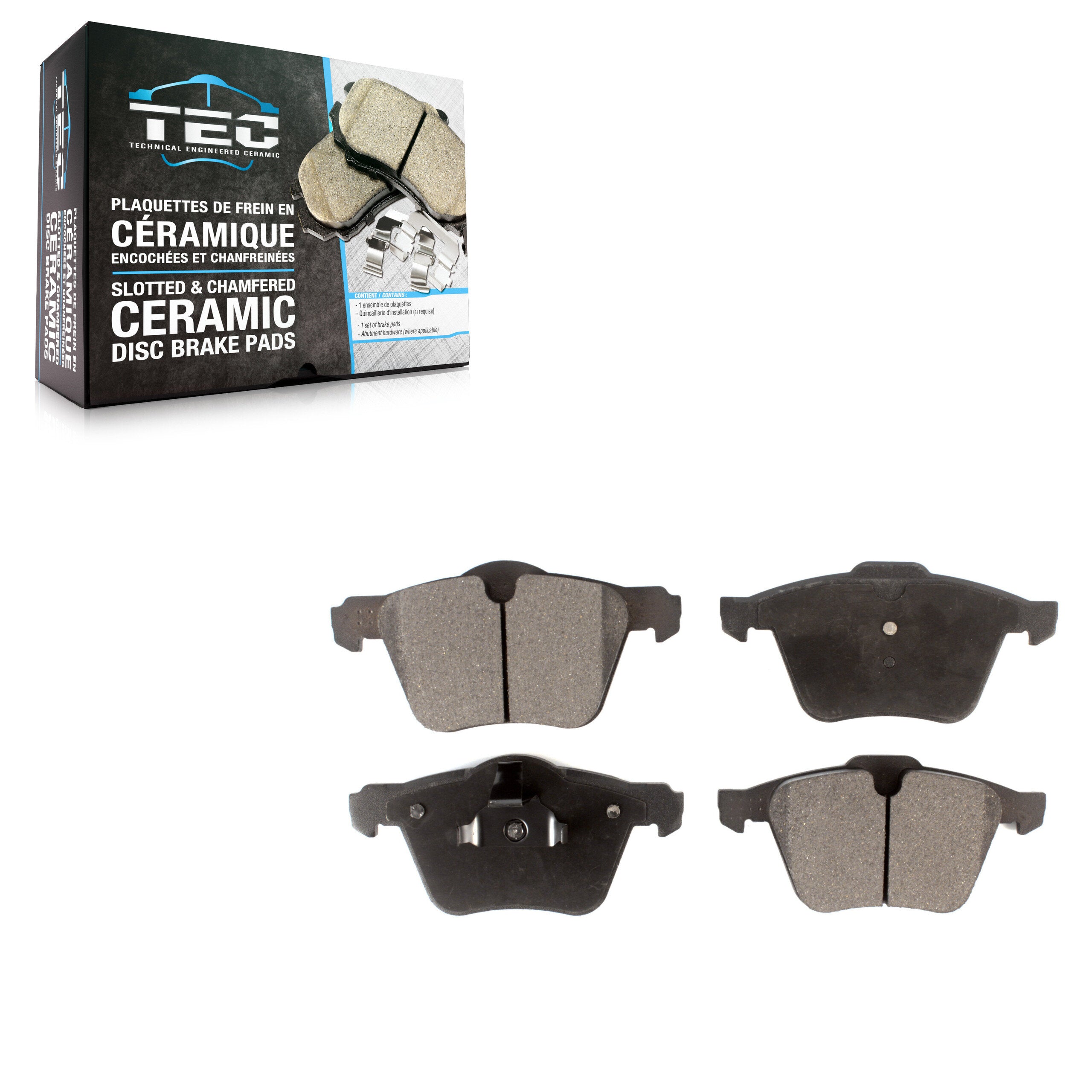 TEC TEC-1305 Disc Brake Pad for 2007-2018 Volvo S60, Volvo V60, Volvo S60 Cross Country - Front