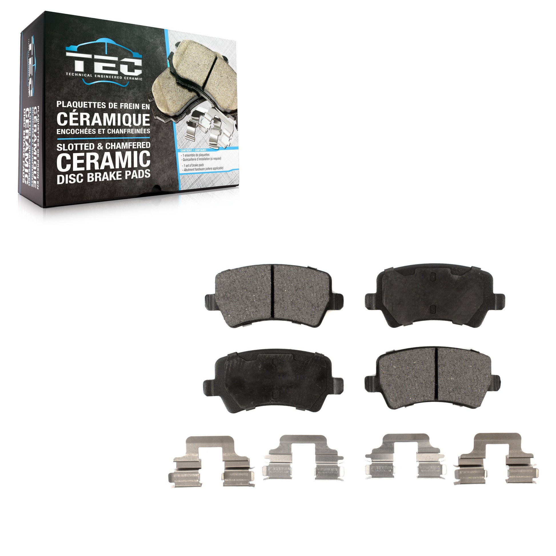 TEC TEC-1307 Disc Brake Pad for 2007-2018 Volvo S60, Volvo V60, Volvo S60 Cross Country - Rear